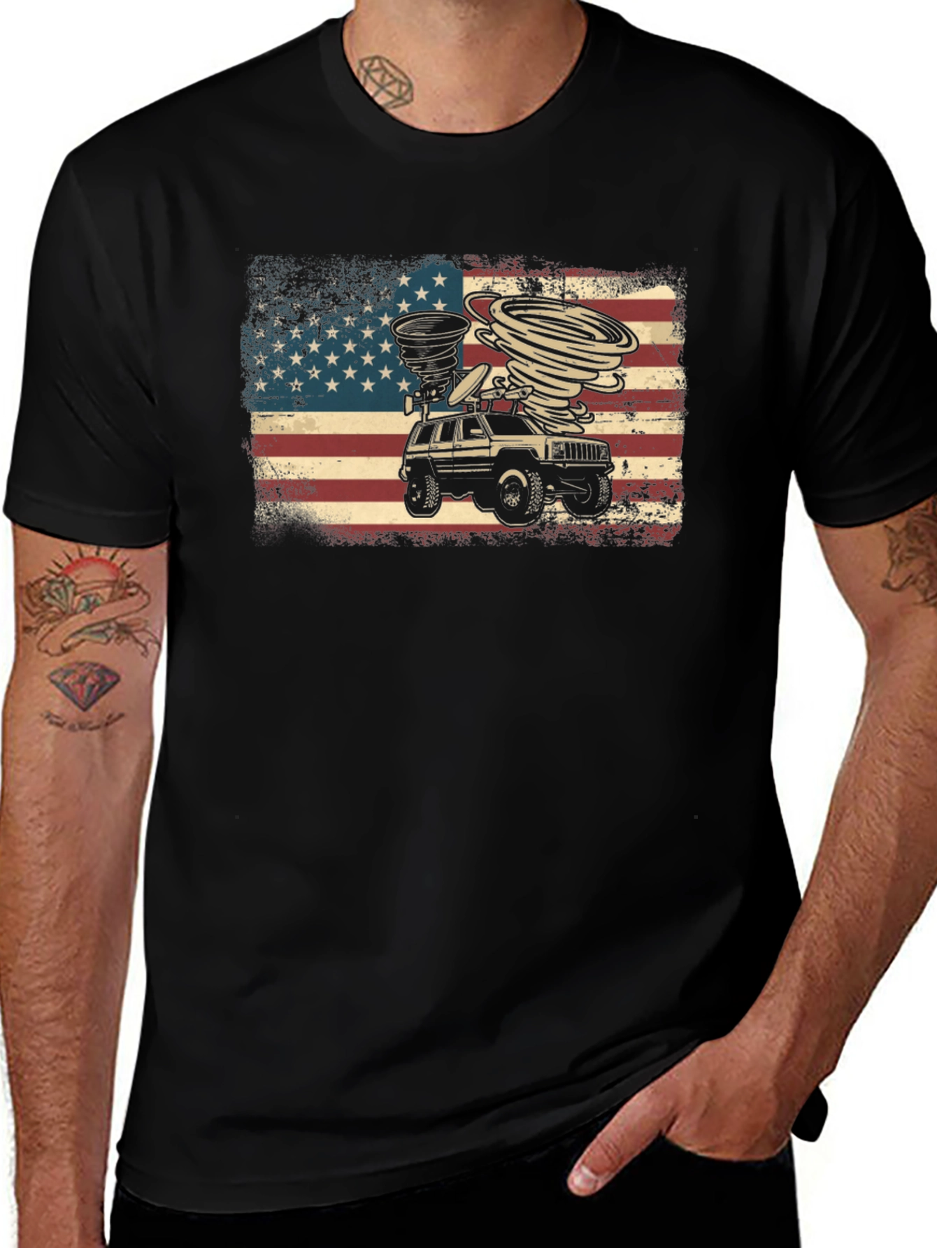 Variant 27 of American Tornado Chaser Tee