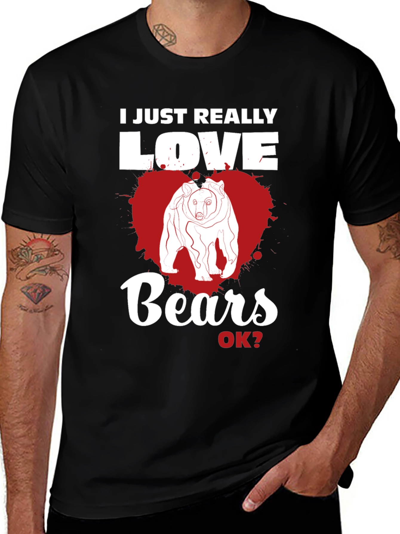Variant 20 of I Just Really Love Bears T-Shirt