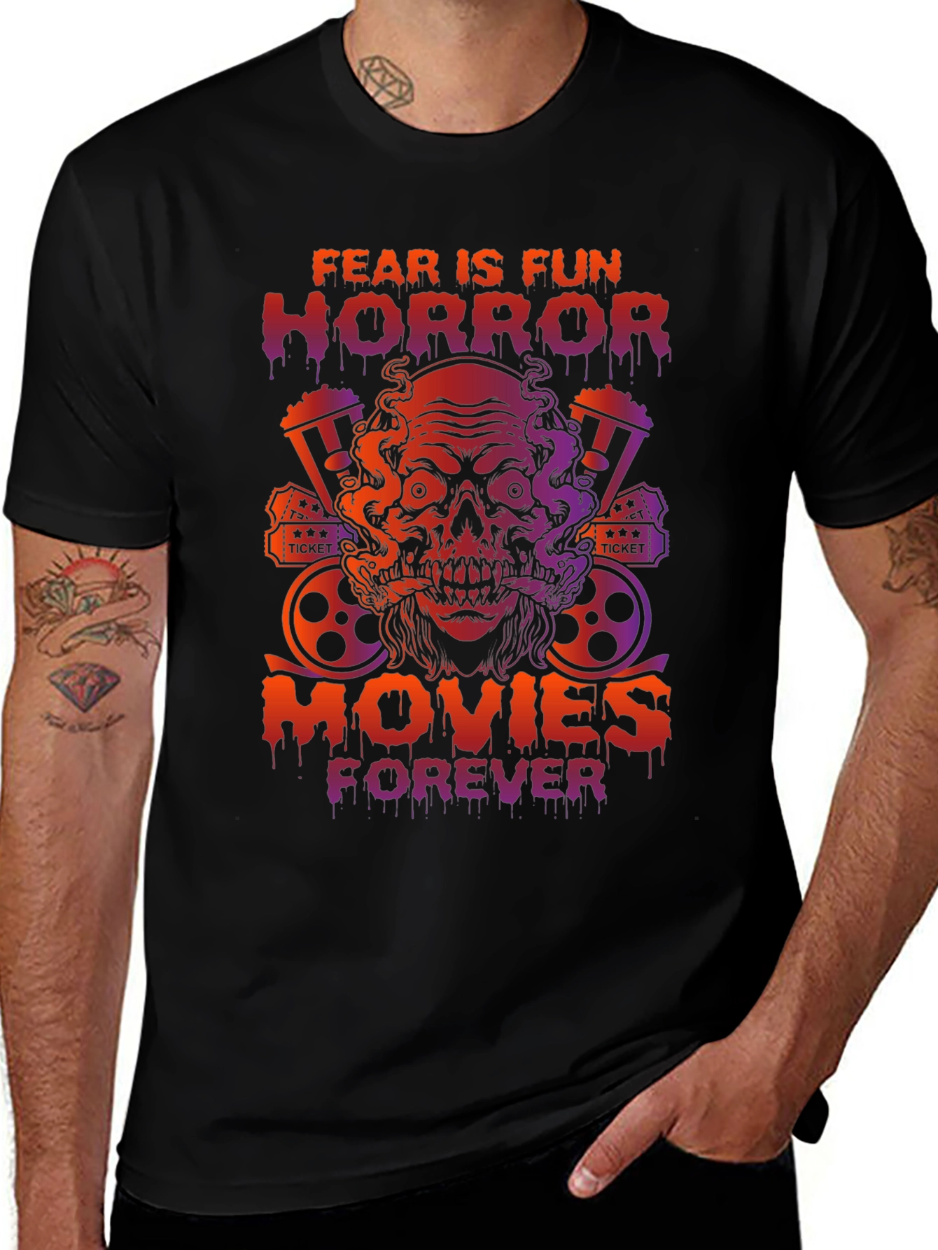 Variant 29 of Horror Movie T-Shirt - Fear is Fun Graphic Tee