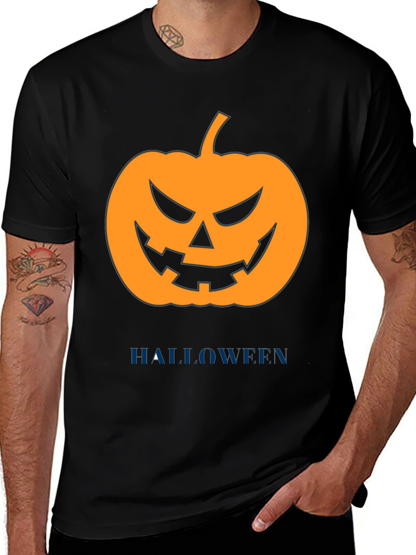 Variant 14 of Halloween Pumpkin Graphic T-Shirt