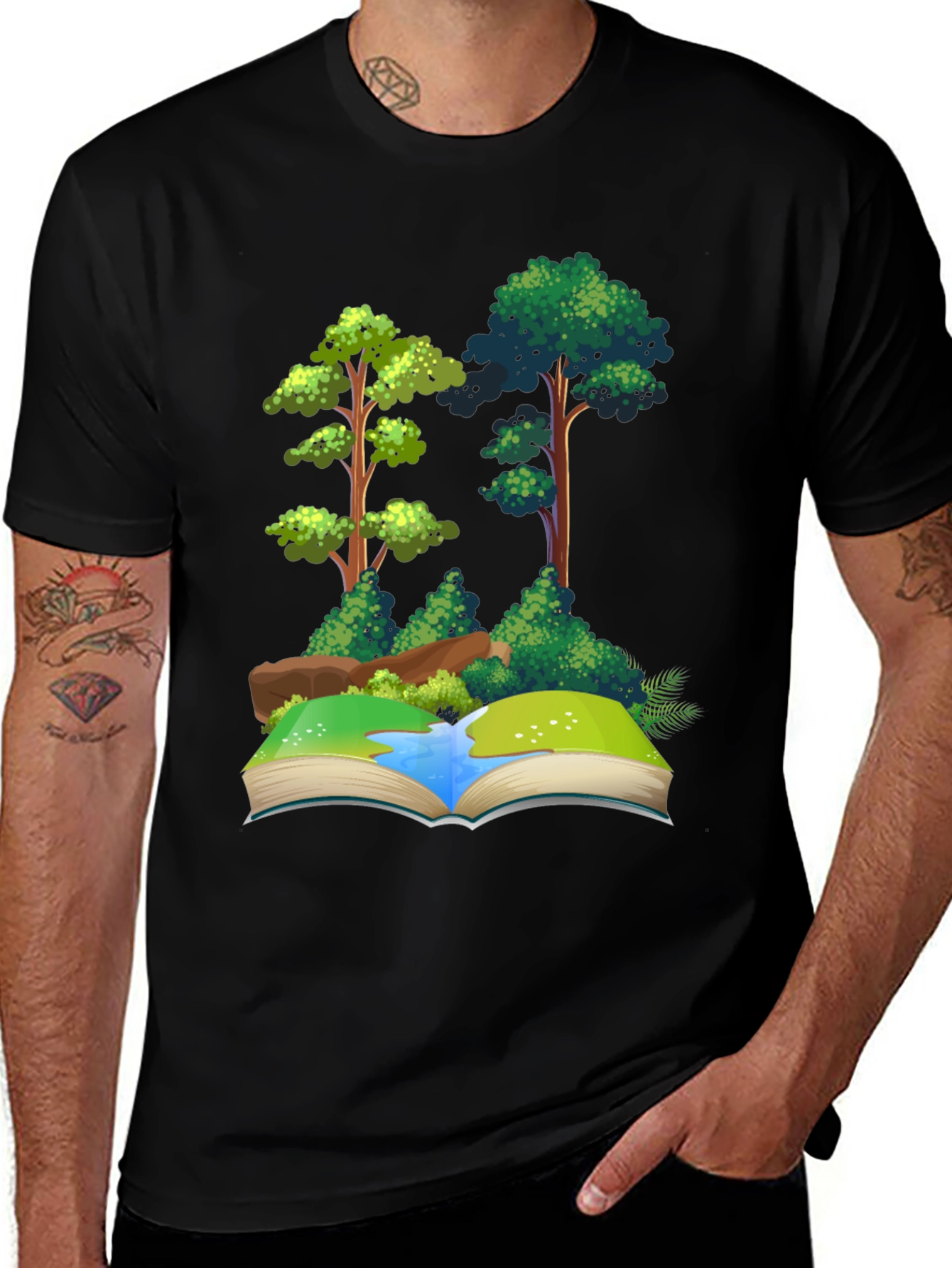 Variant 14 of Nature Book T-Shirt
