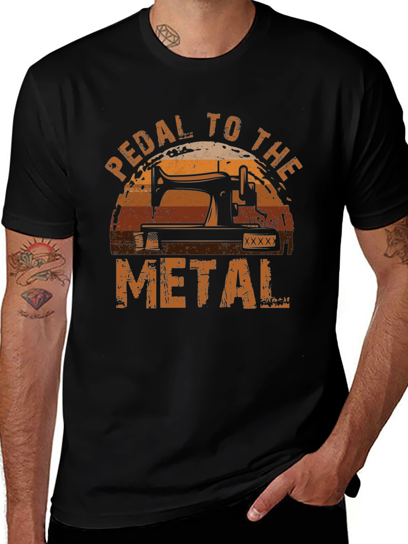 Variant 16 of Pedal to the Metal Sewing T-Shirt
