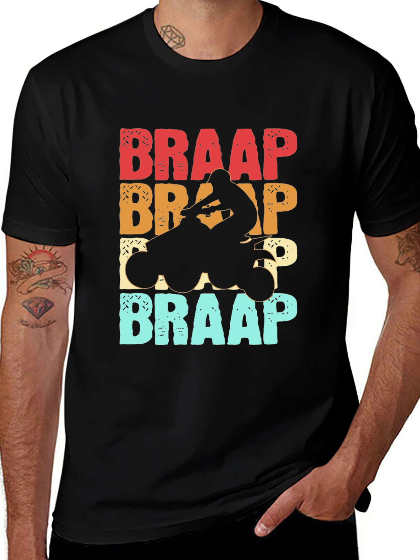 Braap ATV Rider T-Shirt - Off Road Dirt Bike Tee