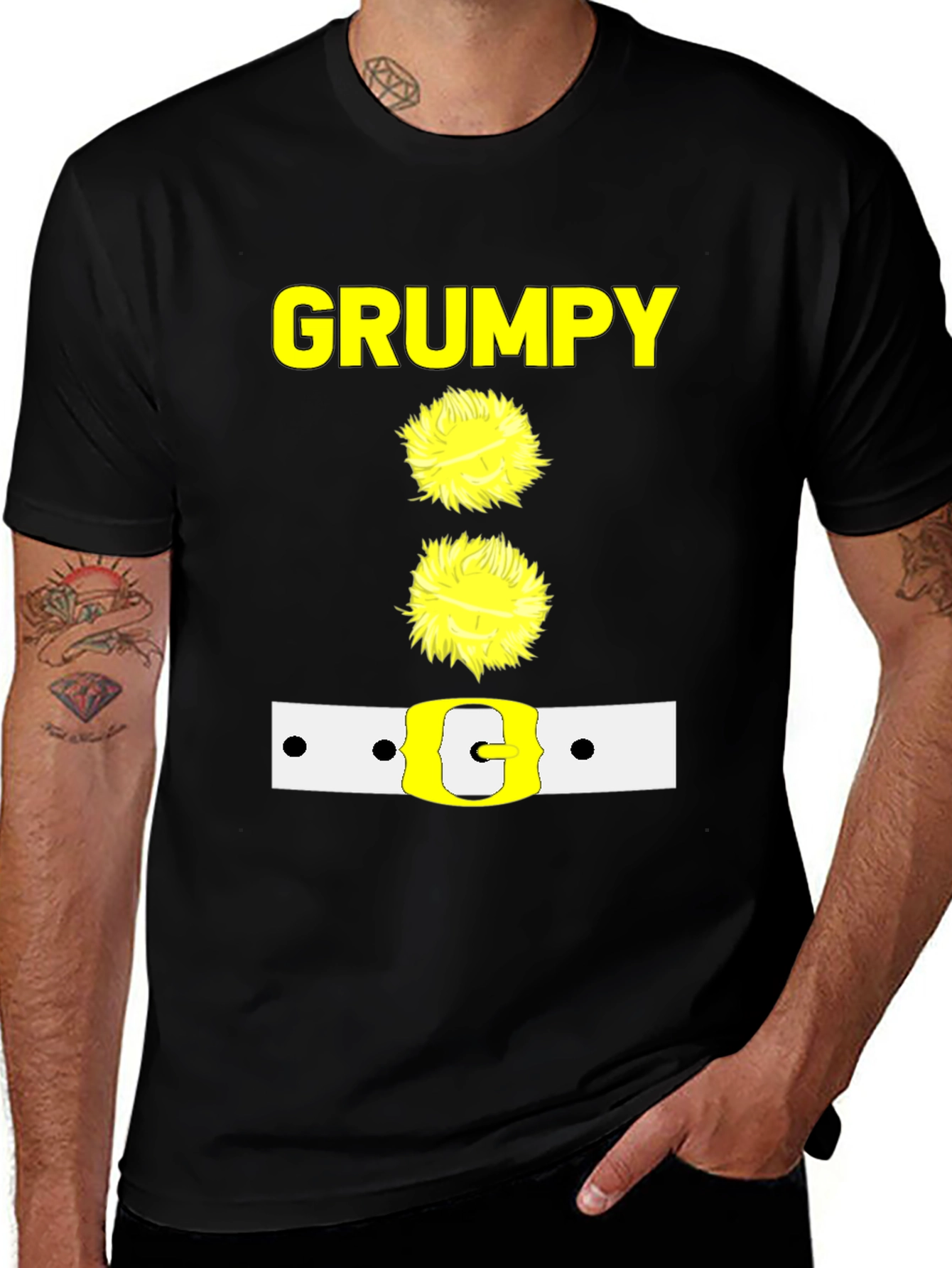 Variant 28 of Grumpy Dwarf Costume T-Shirt