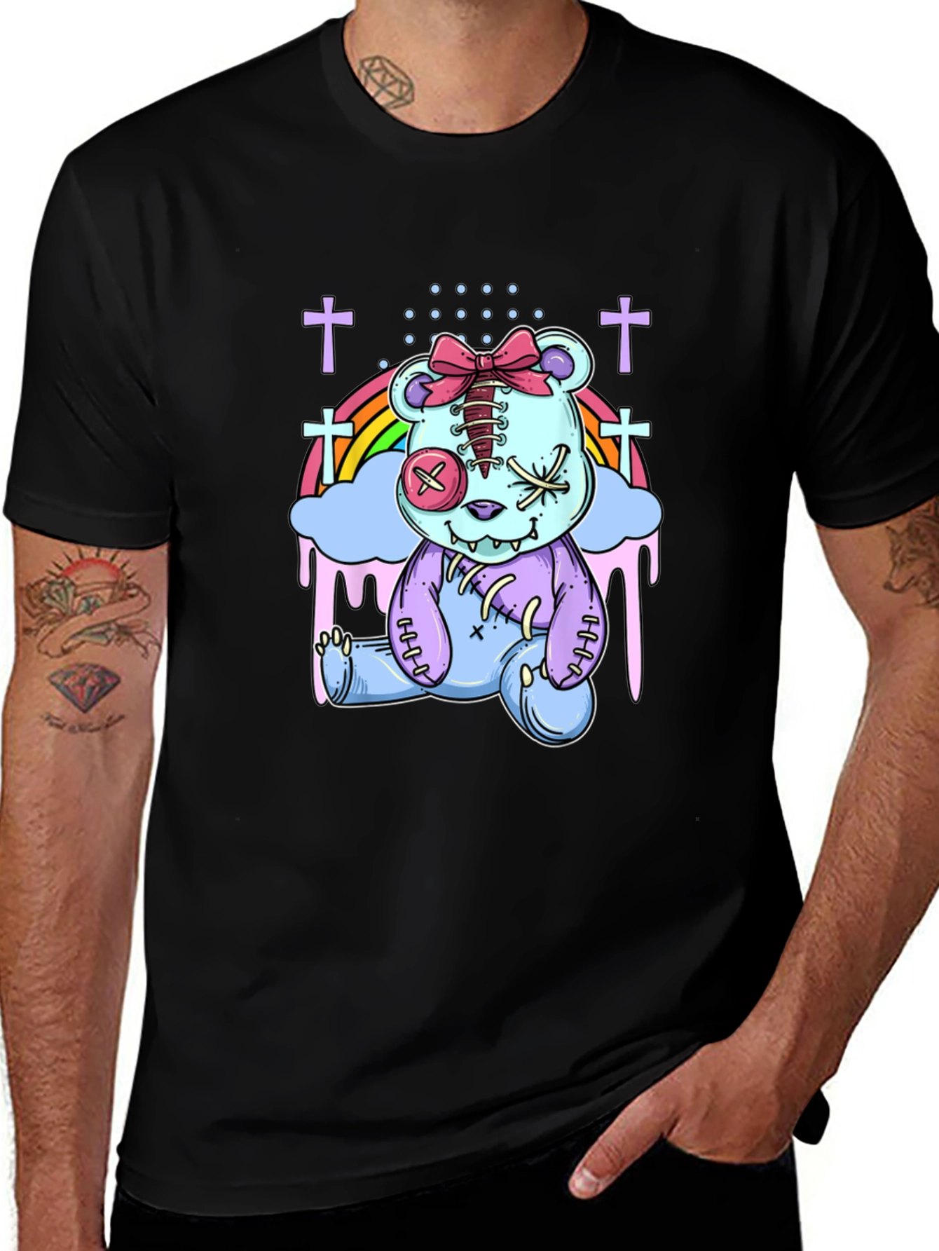 Pastel Goth Teddy Bear T-Shirt