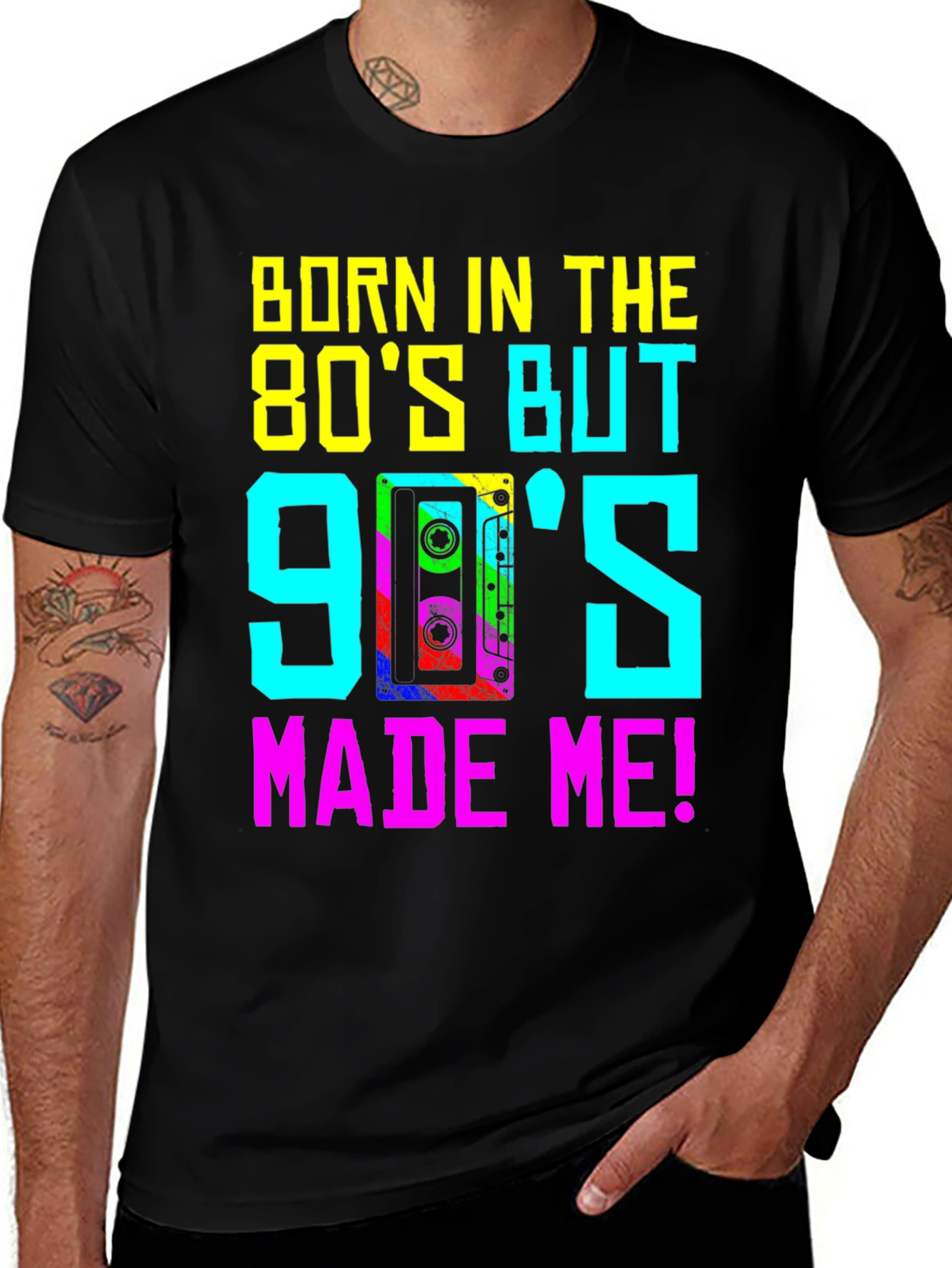 Variant 30 of Born in the 80's 90's Made Me T-Shirt