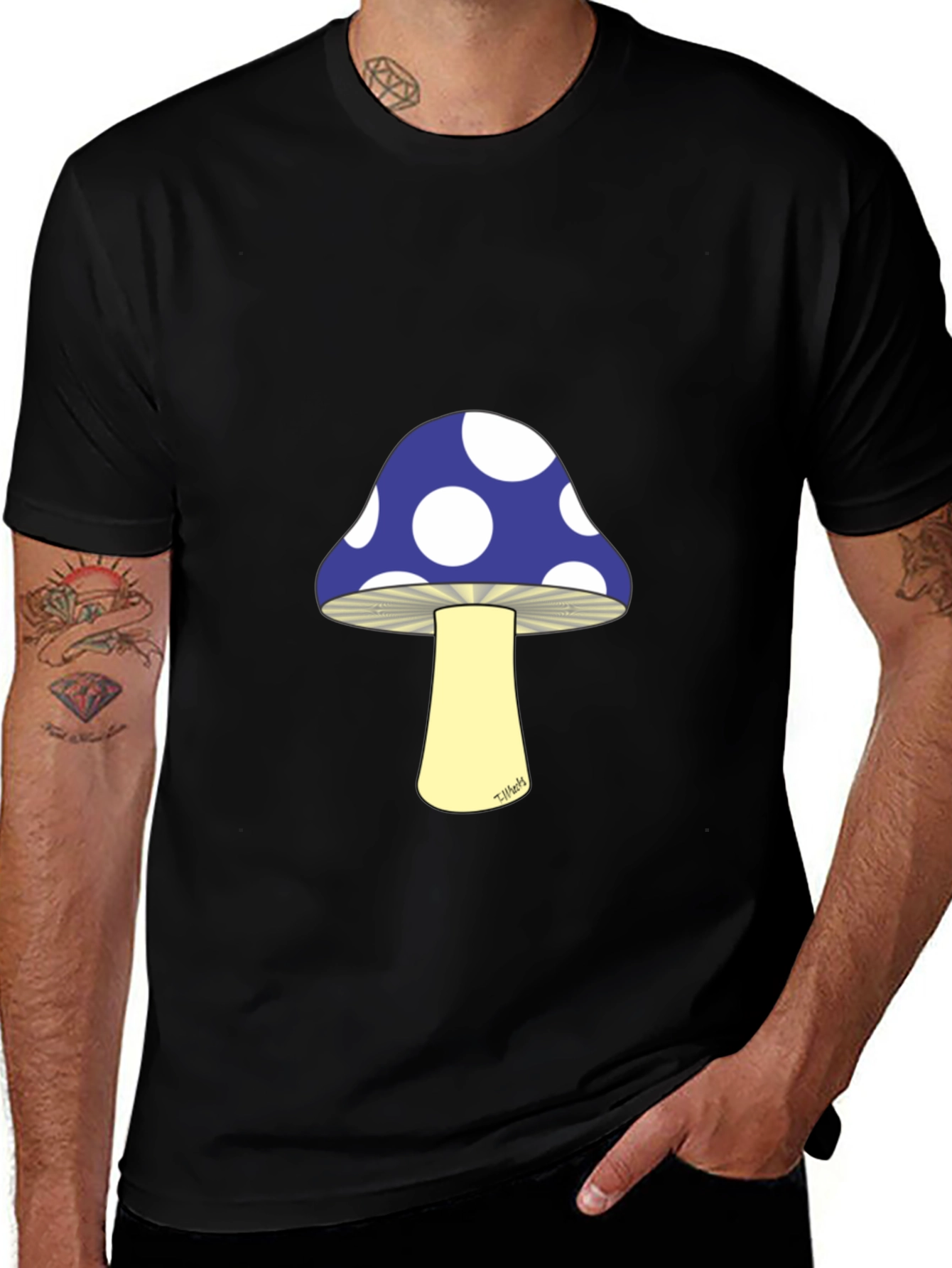 Variant 4 of Mushroom T-Shirt - Polka Dot Cap