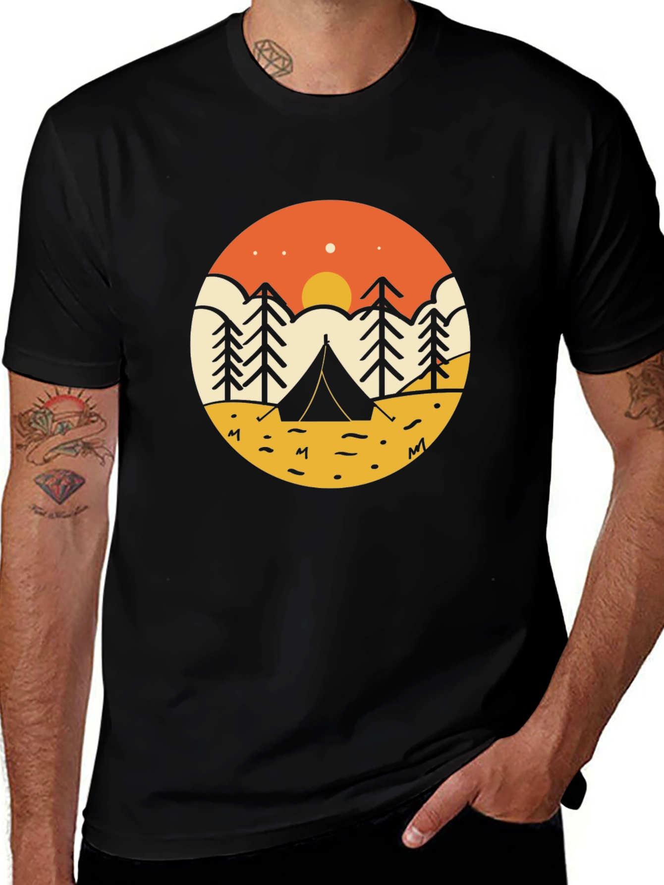 Variant 20 of Nature Adventure Black T-Shirt