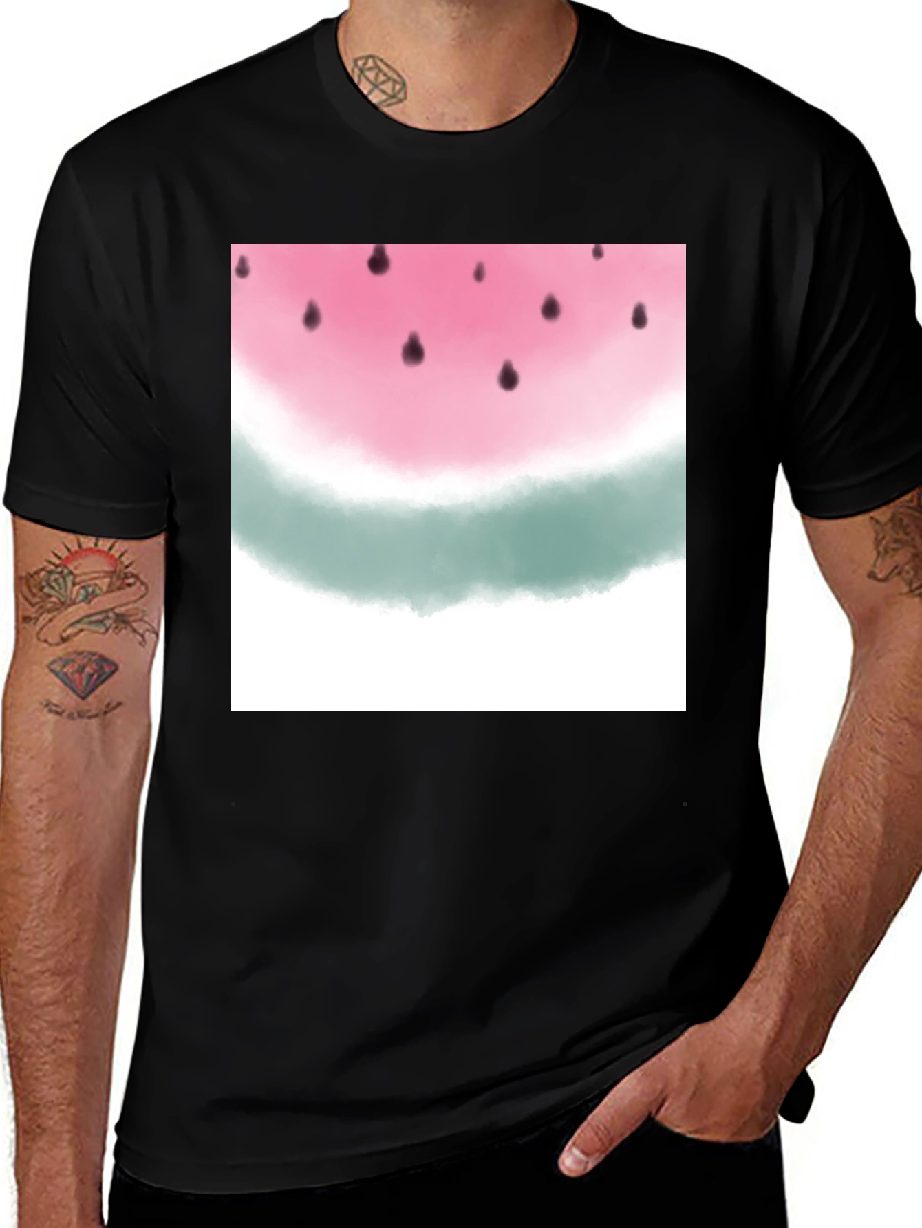 Variant 27 of Watermelon Graphic Tee - Casual Summer Style