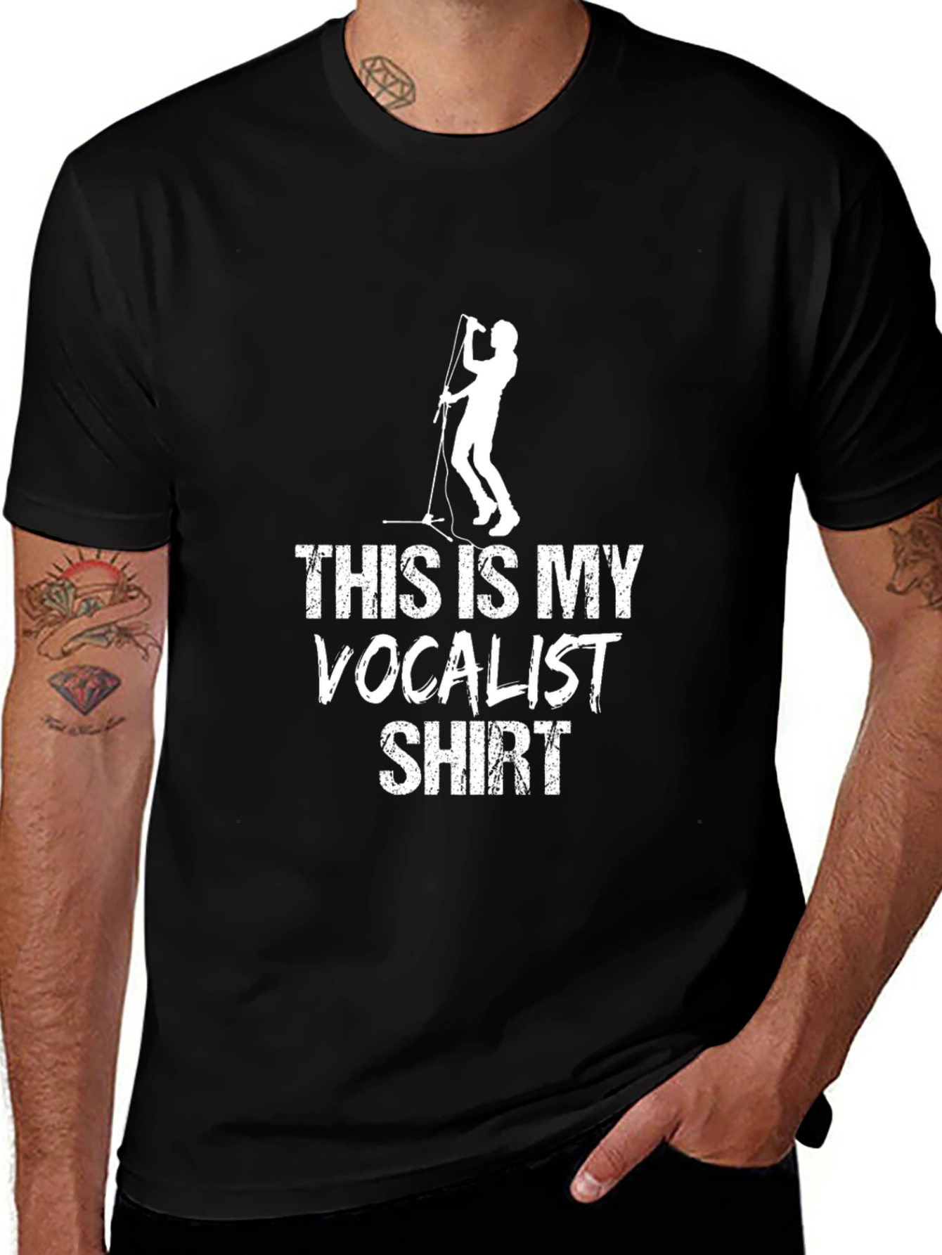 Variant 15 of Vocalist T-Shirt - Musician Graphic Tee