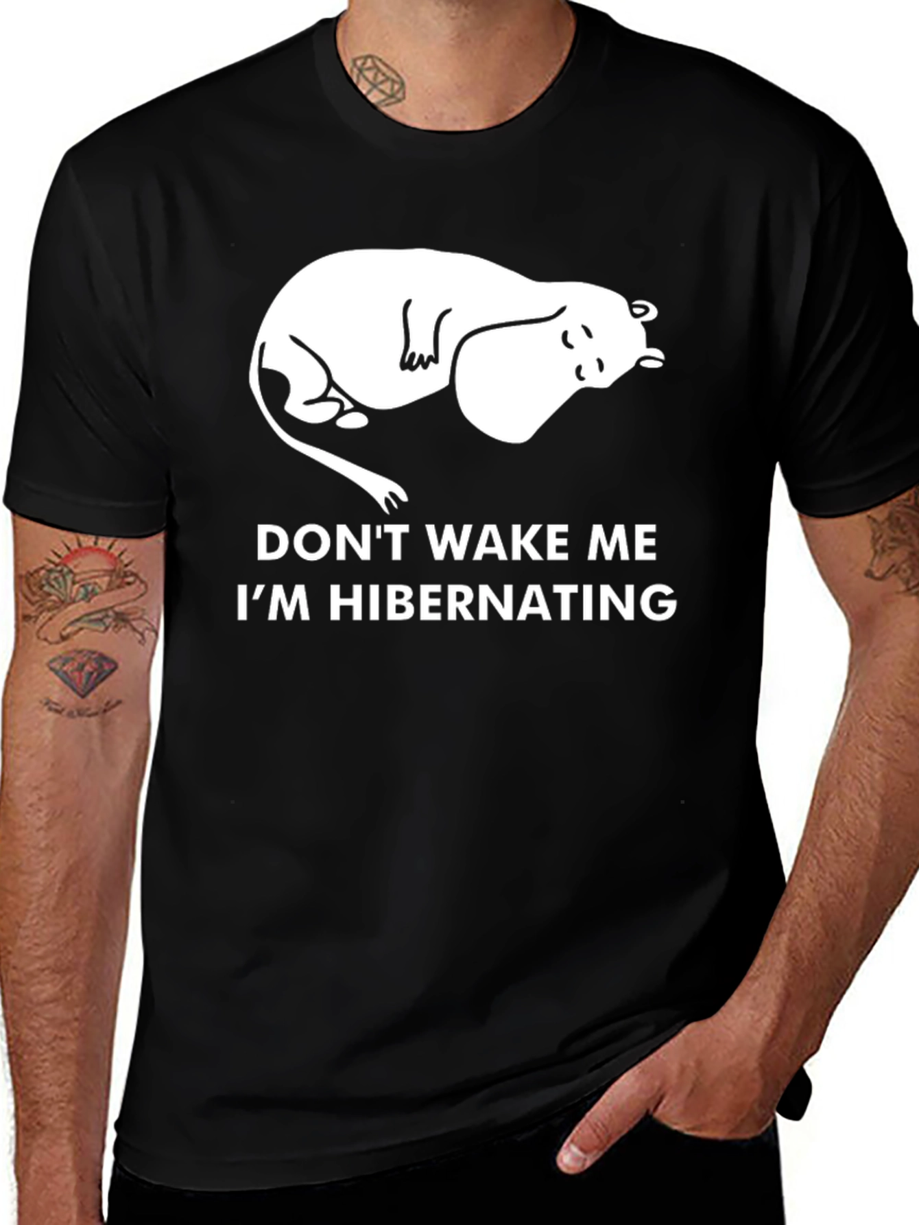 Variant 8 of Don't Wake Me Hibernating T-Shirt