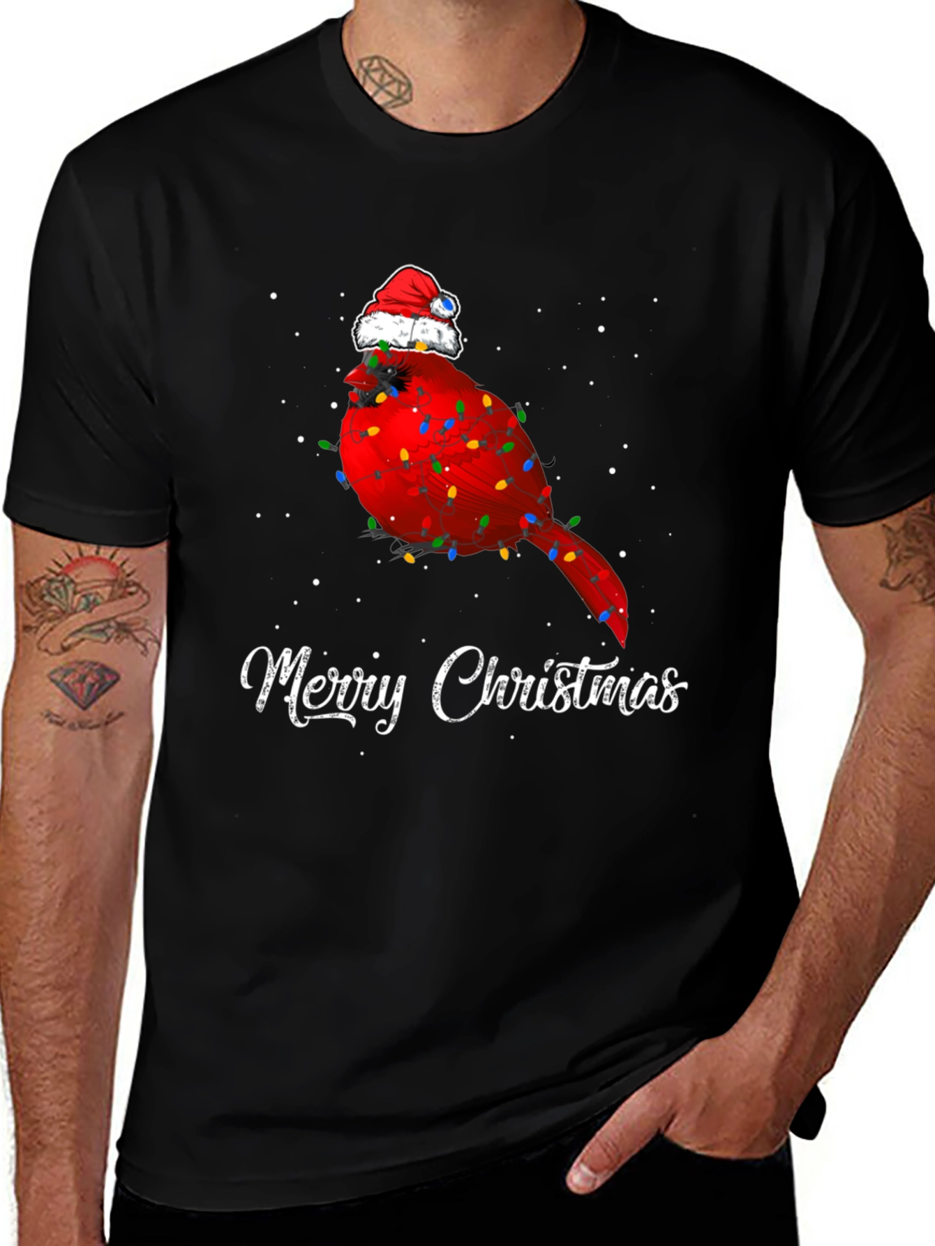 Variant 29 of Merry Christmas Cardinal Holiday T-Shirt