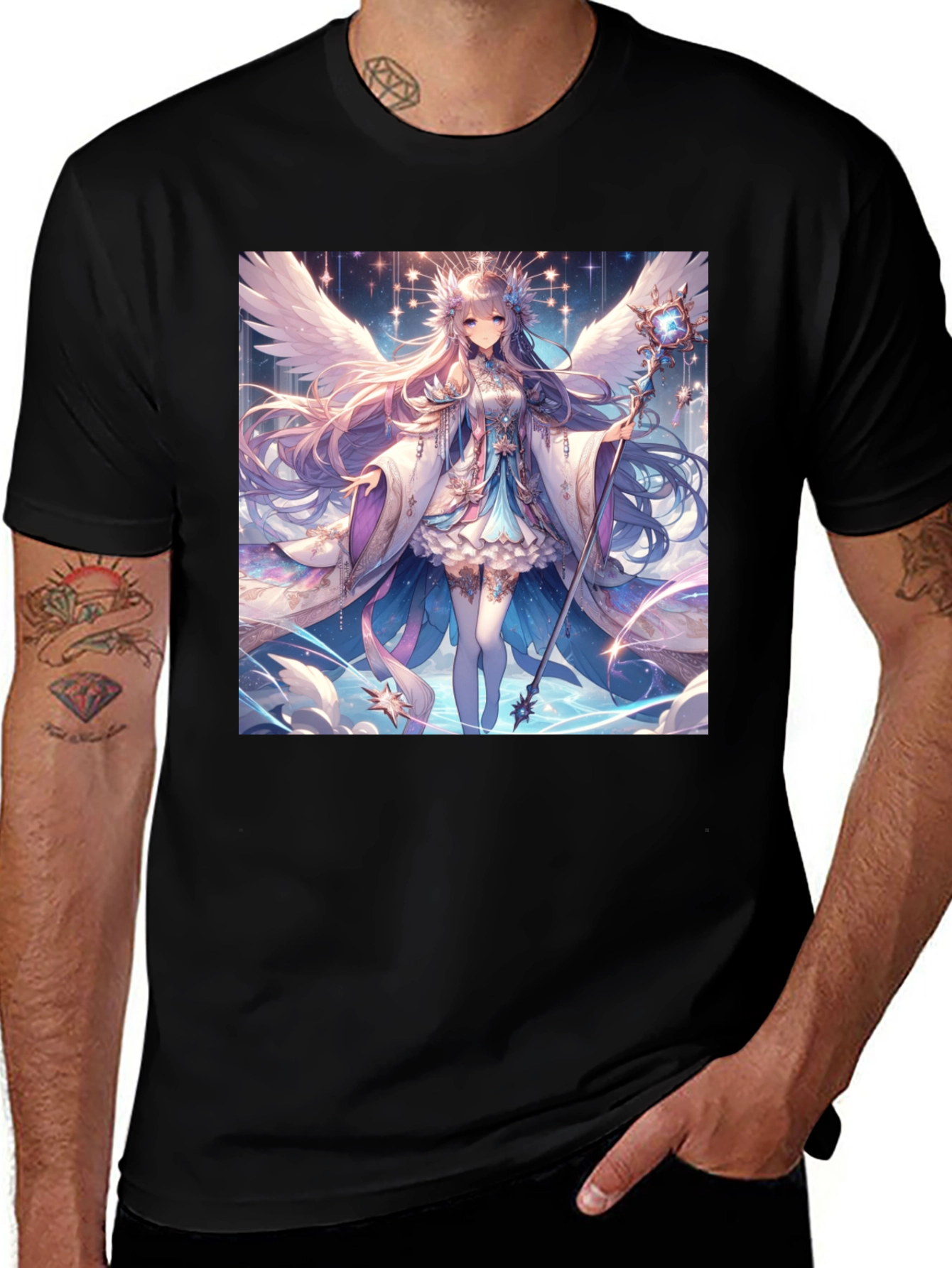 Variant 12 of Anime Angel Winged T-Shirt