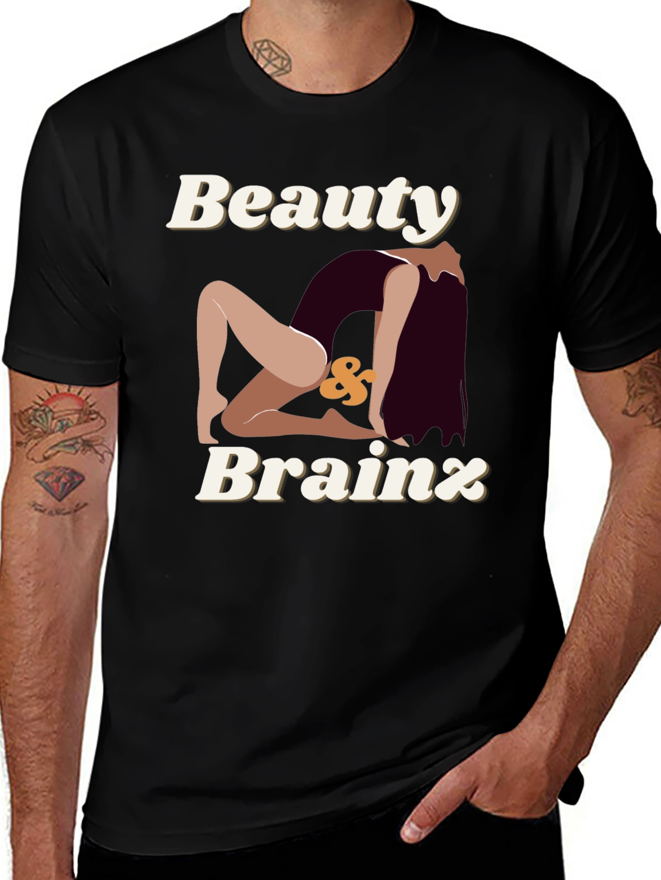 Variant 19 of Beauty & Brainz Graphic T-Shirt - Stylish Unisex Tee