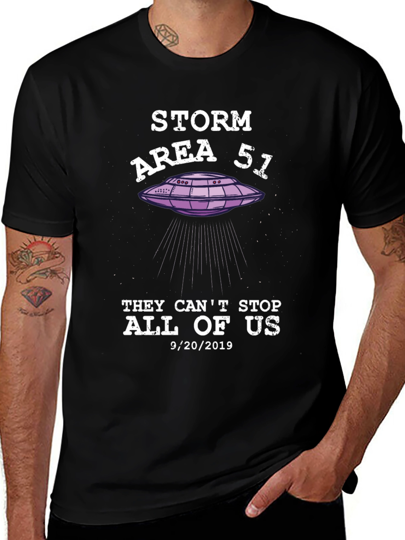 Storm Area 51 T-Shirt - They Can't Stop All of Us!