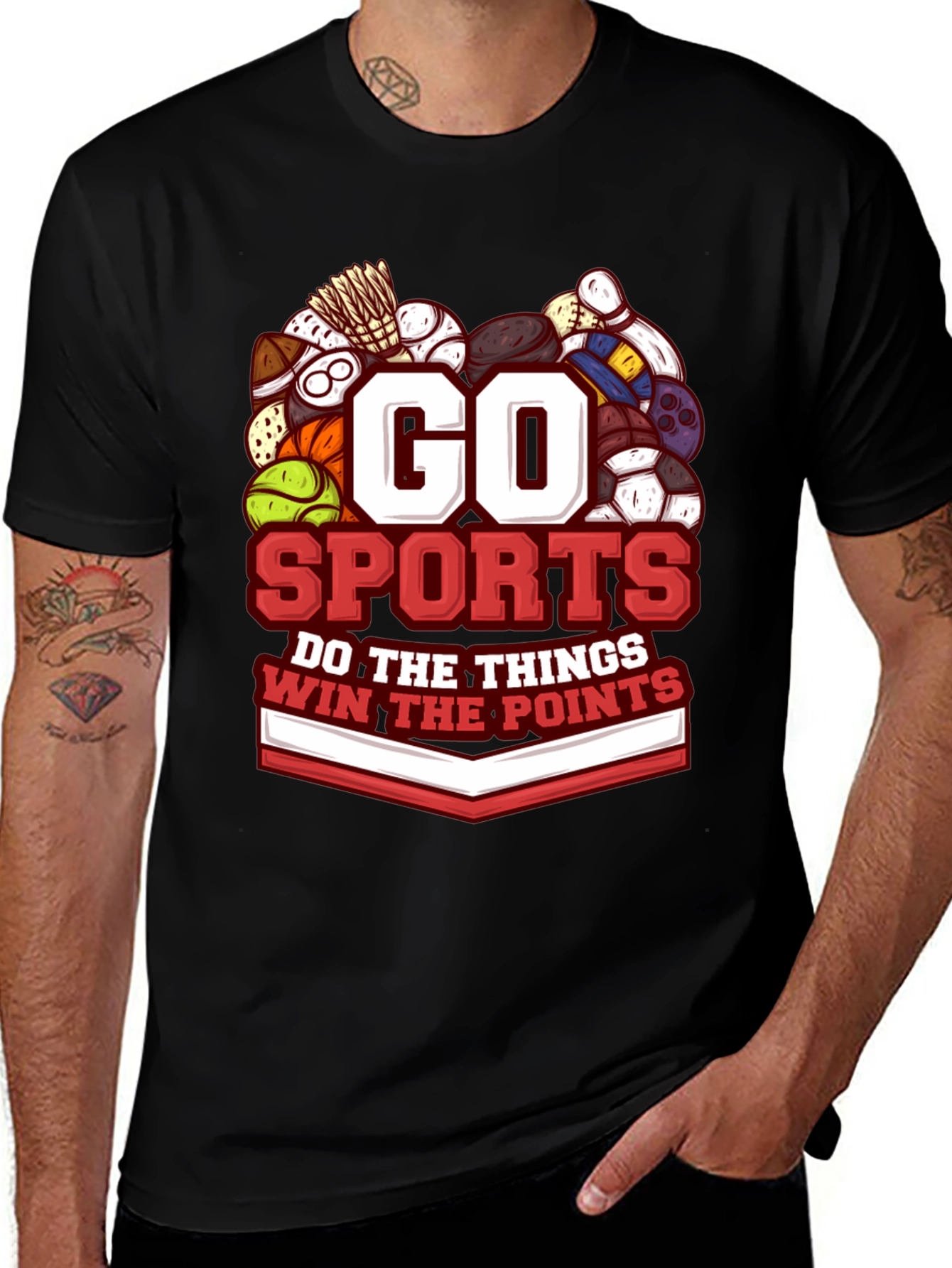 Variant 18 of Go Sports Graphic T-Shirt