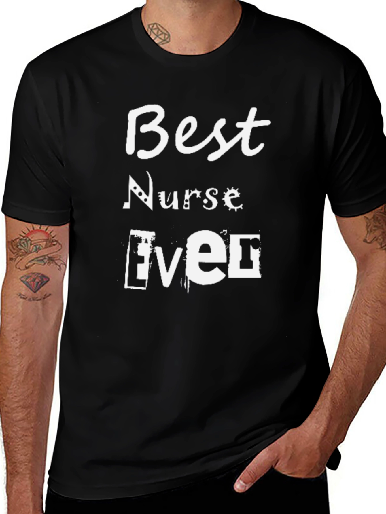 Variant 22 of Best Nurse Ever Graphic T-Shirt