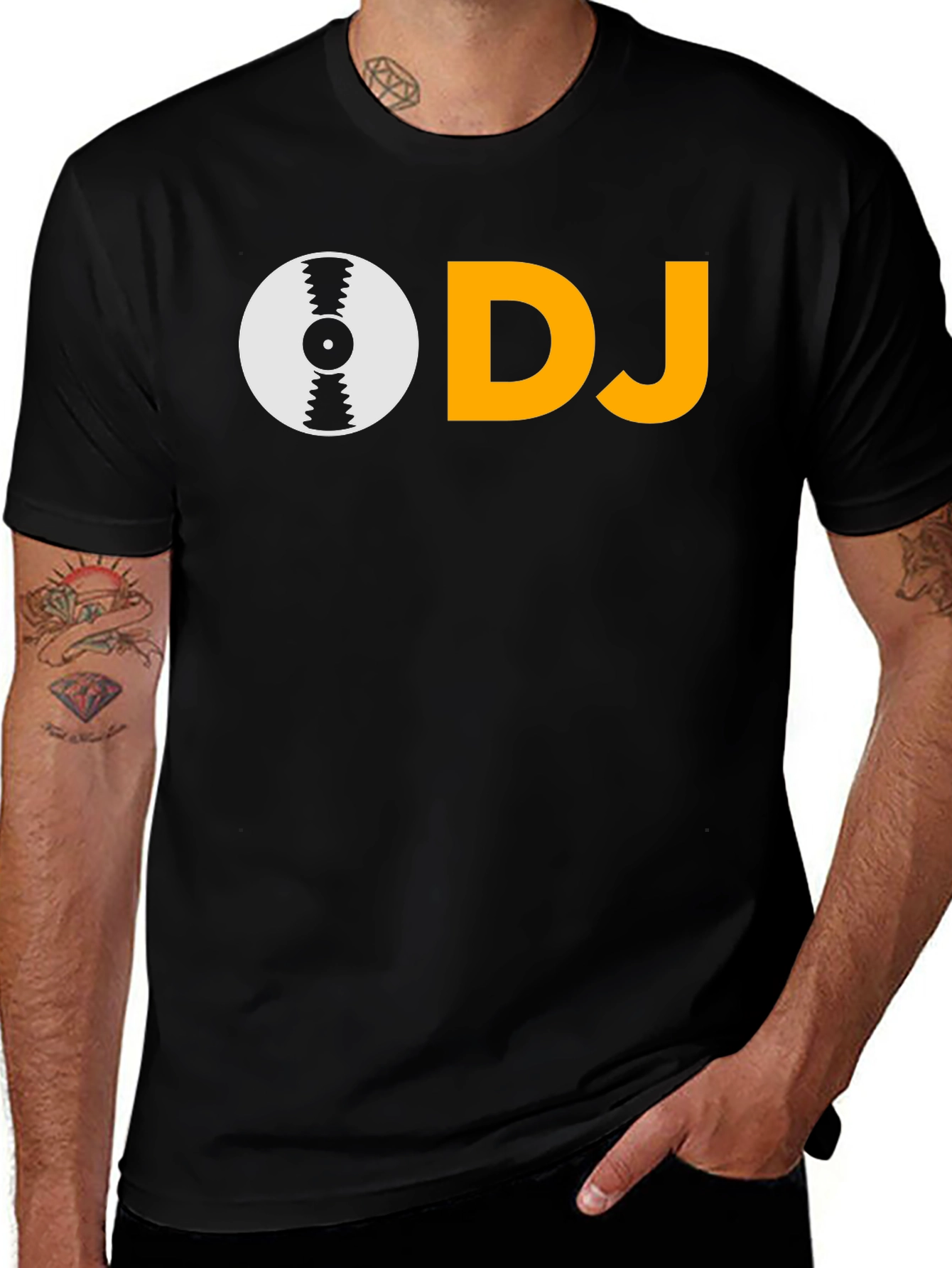 Variant 15 of DJ Graphic Tee - Vinyl Record Design, Music Lover Shirt