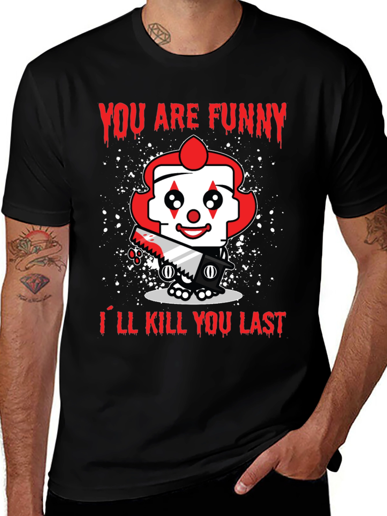 Variant 9 of Funny Horror Clown T-Shirt