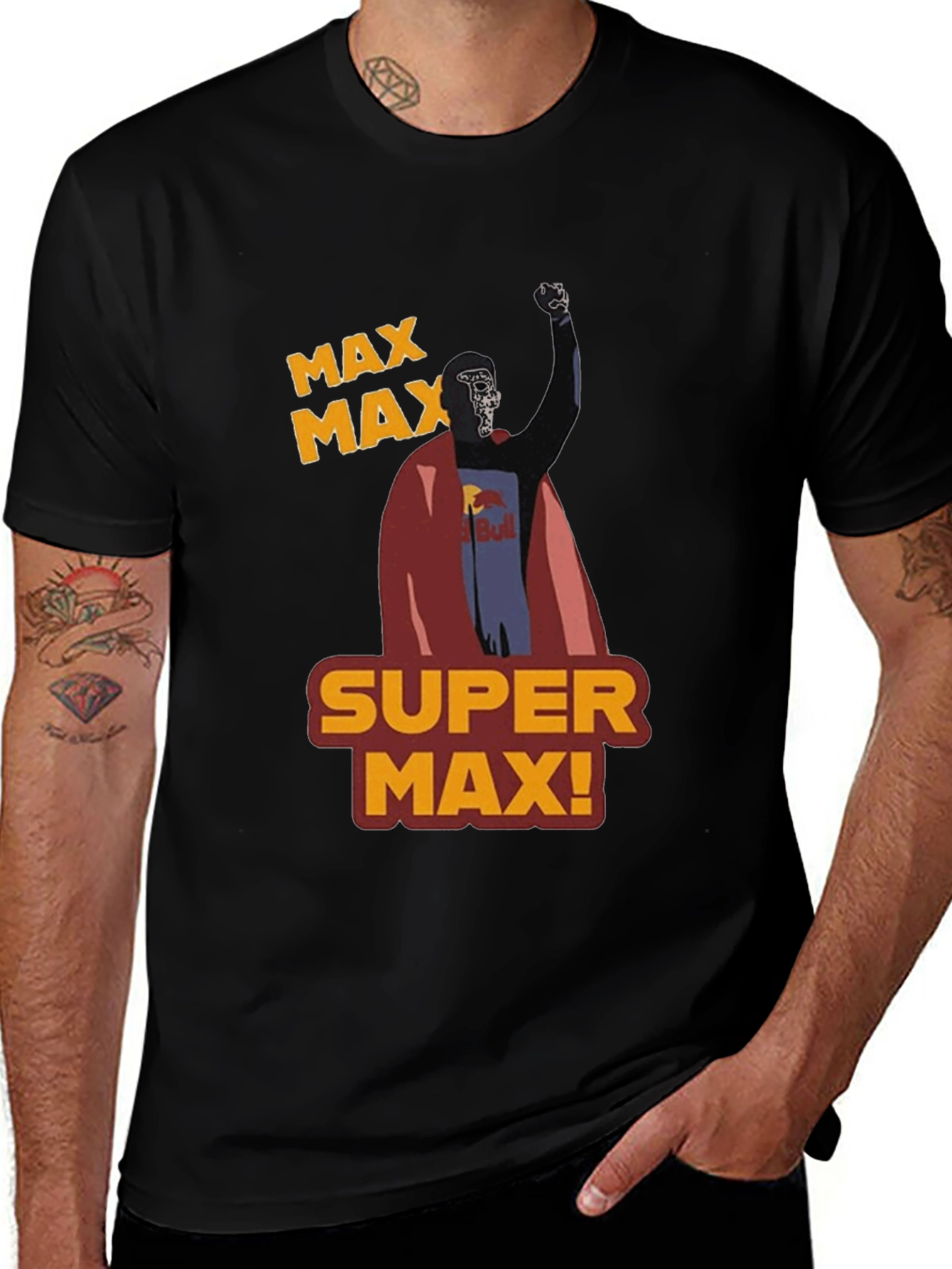 Variant 4 of Super Max Fan T-Shirt: Formula One Inspired Design