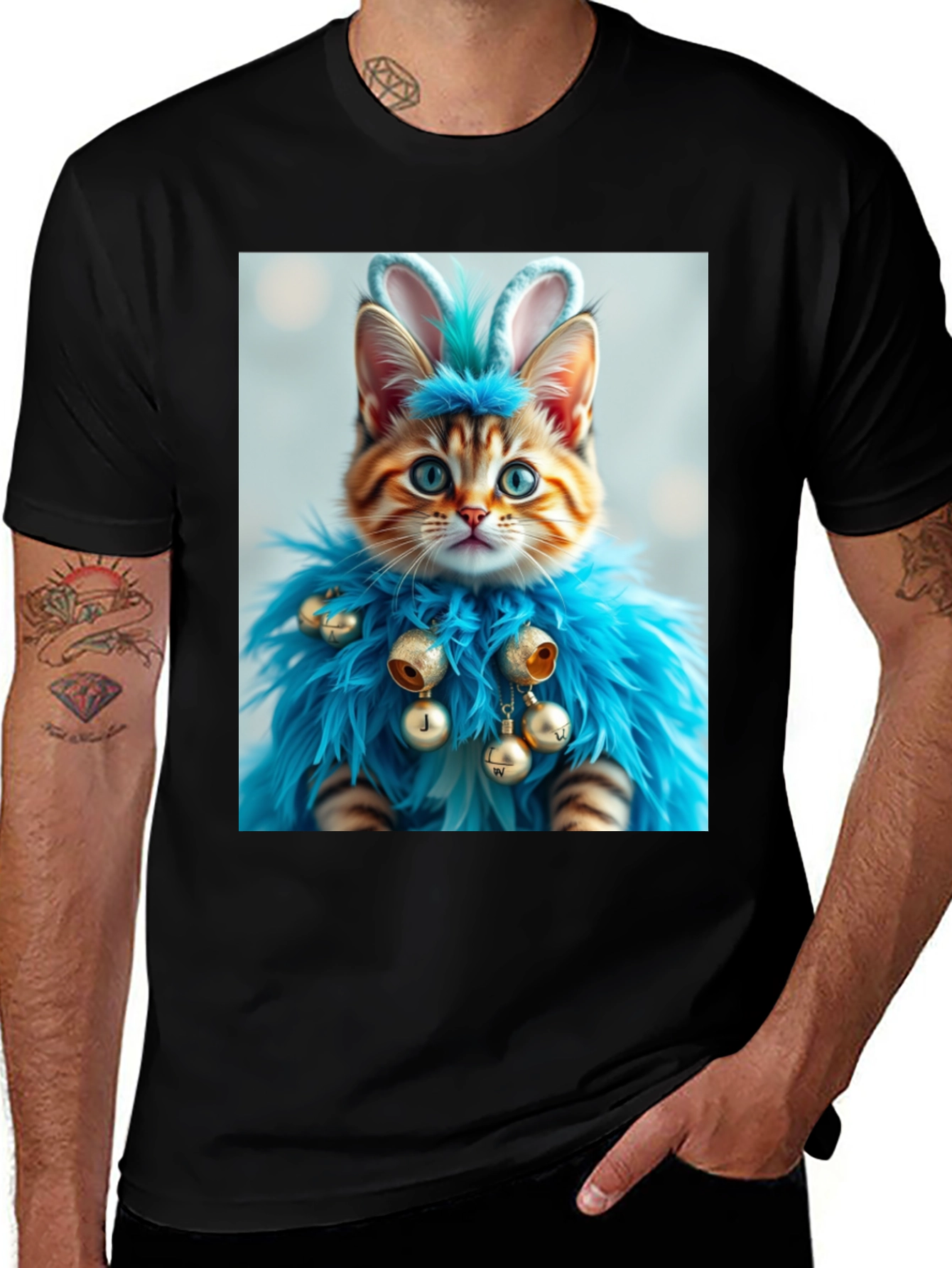 Variant 26 of Cat Easter Bunny T-Shirt