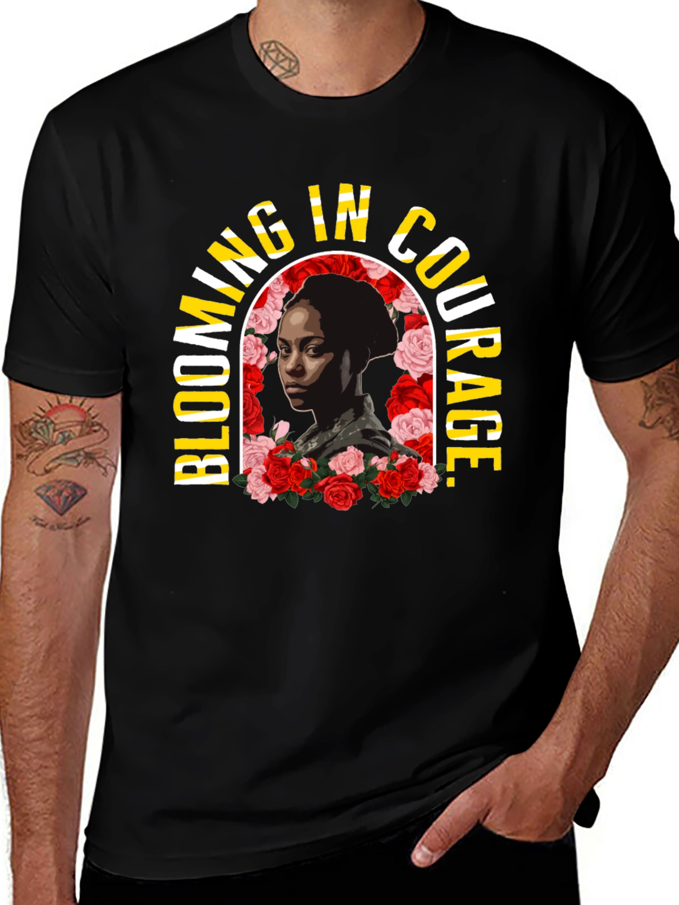 Variant 14 of Blooming In Courage T-Shirt