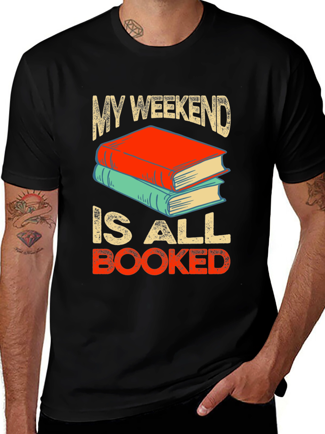 Book Lover T-Shirt - Weekend is Booked