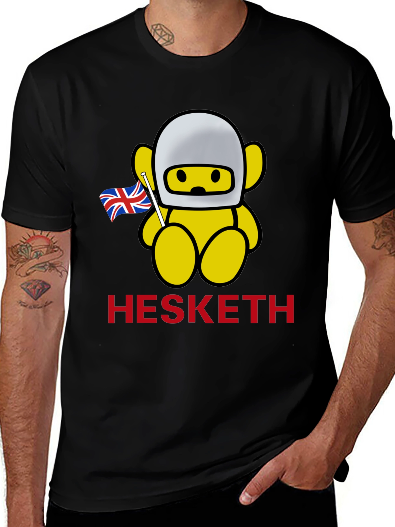 Hesketh Racing Bear T-Shirt - British Racing Heritage