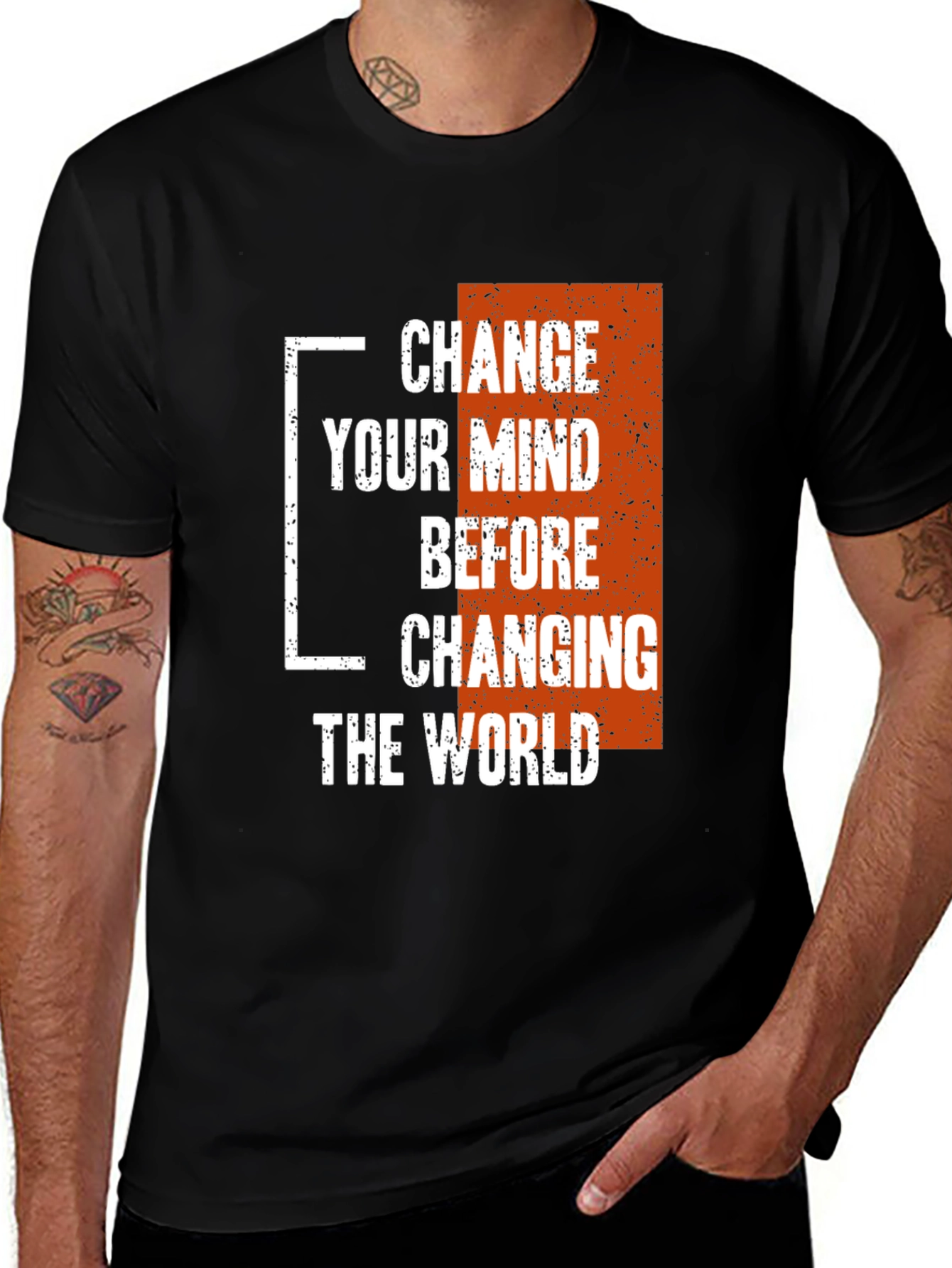 Variant 8 of Change Your Mind T-Shirt - Inspirational Graphic Tee