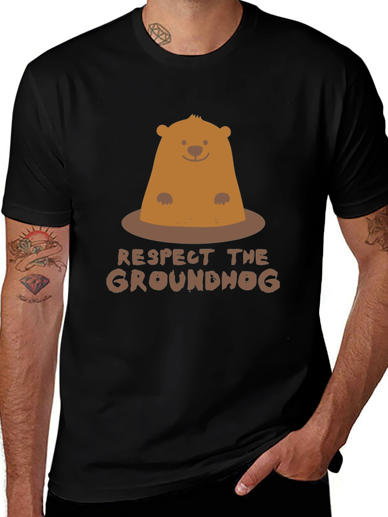 Respect the Groundhog T-Shirt