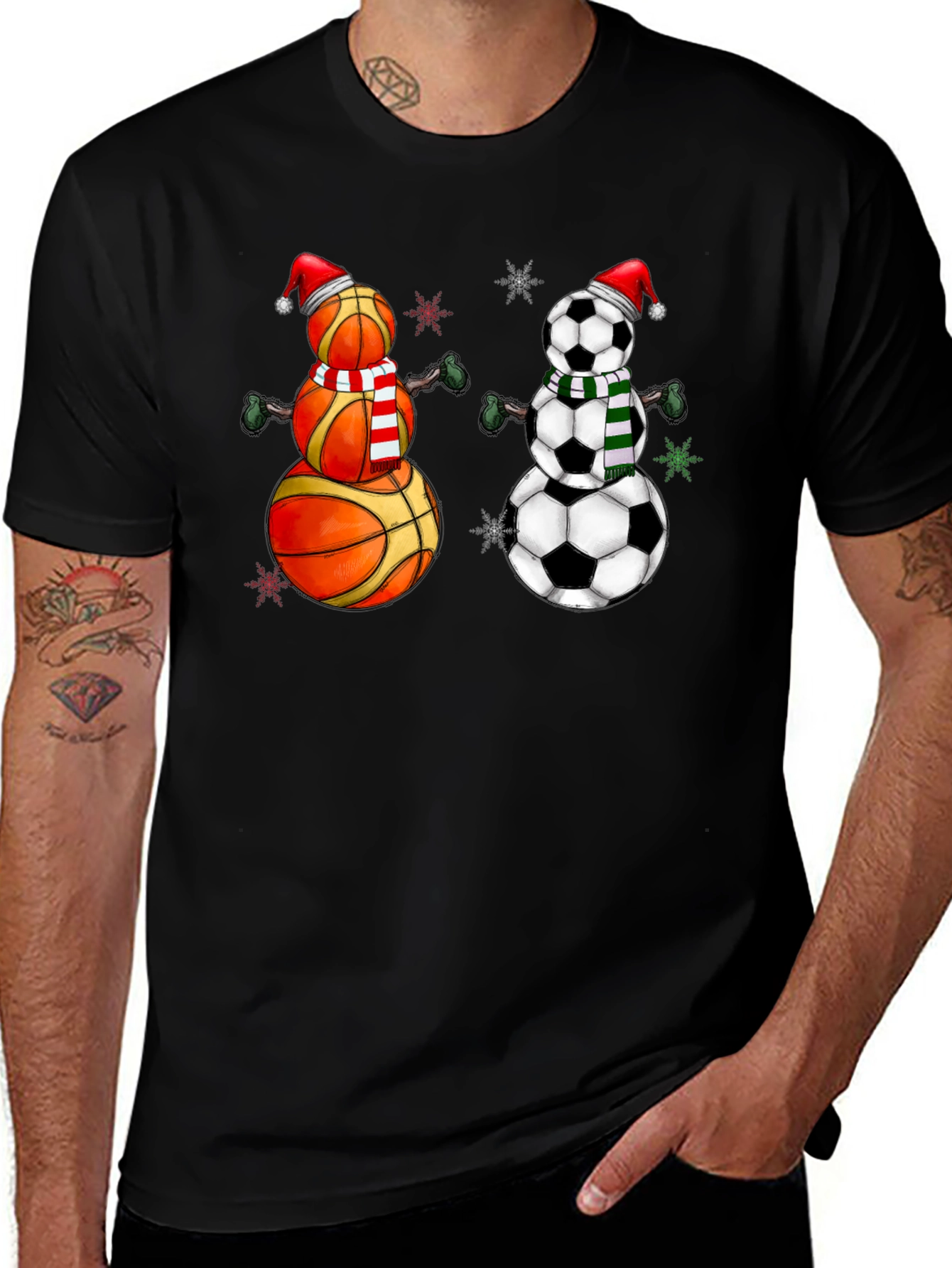 Variant 10 of Sports Snowman T-Shirt