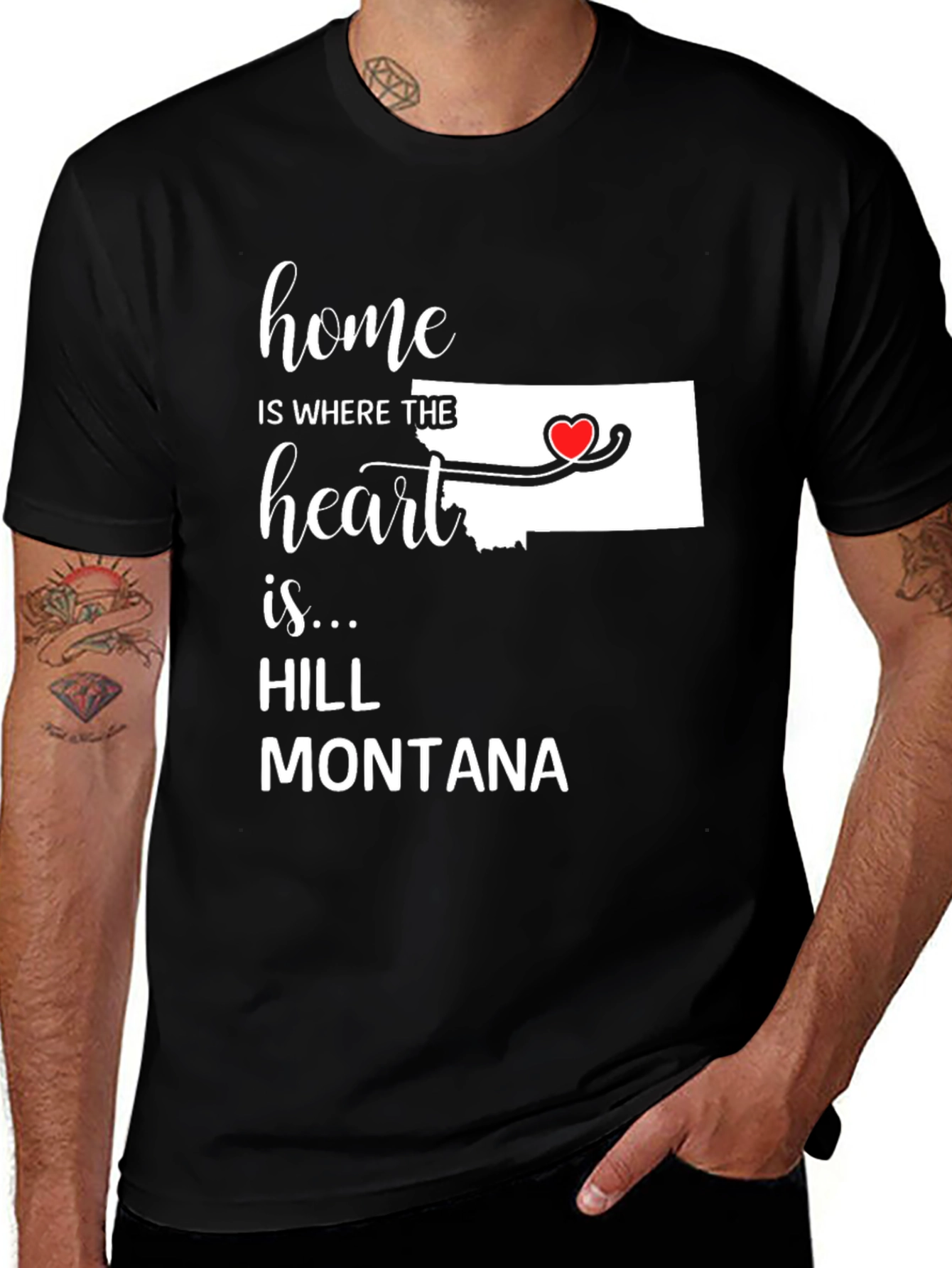 Home is Where The Heart Is Montana T-Shirt