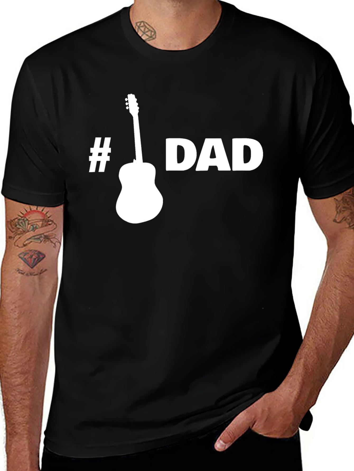 Variant 9 of Guitar Dad T-Shirt - Music Lover Father's Day Tee