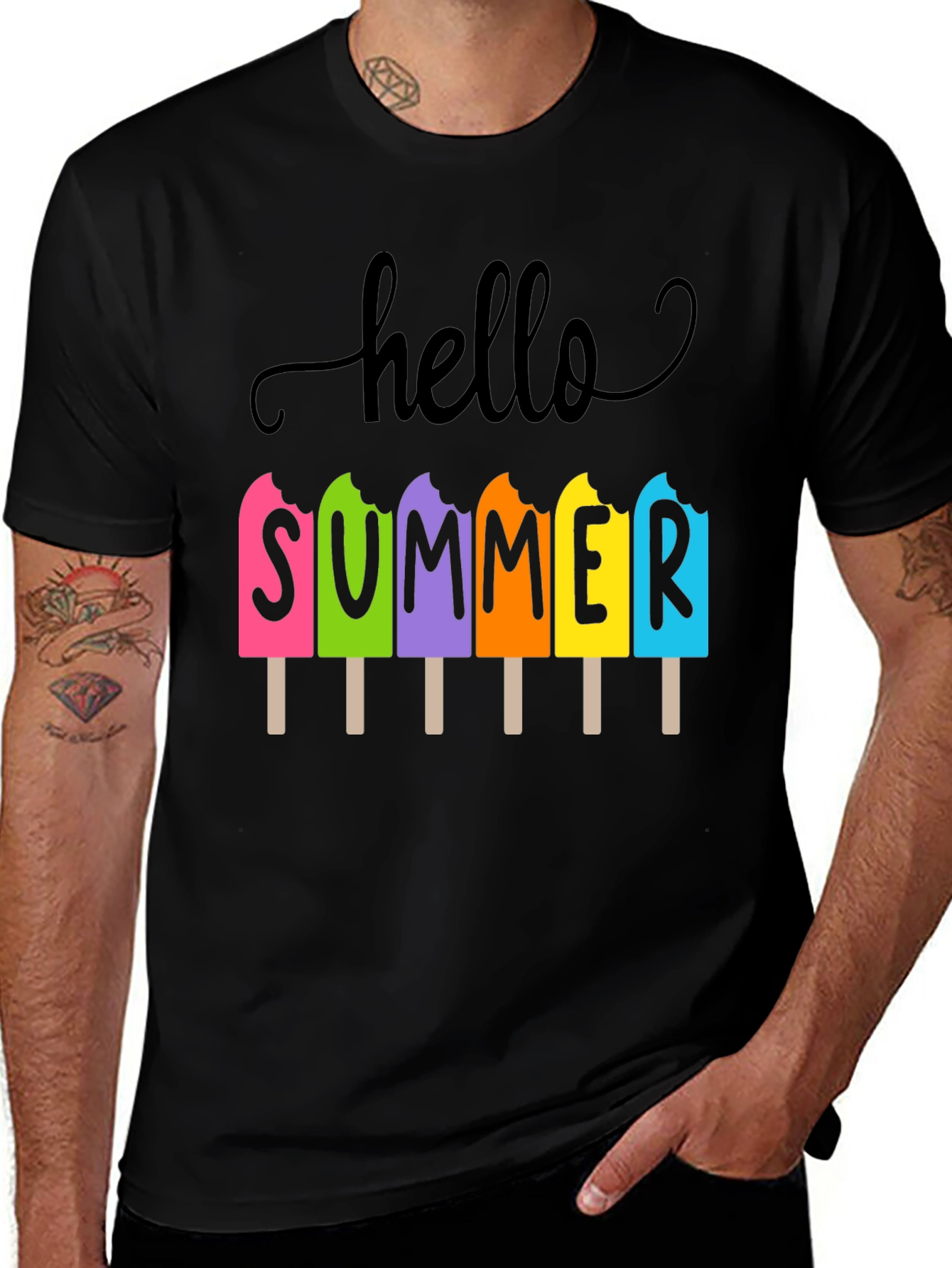 Variant 10 of Hello Summer Popsicle T-Shirt