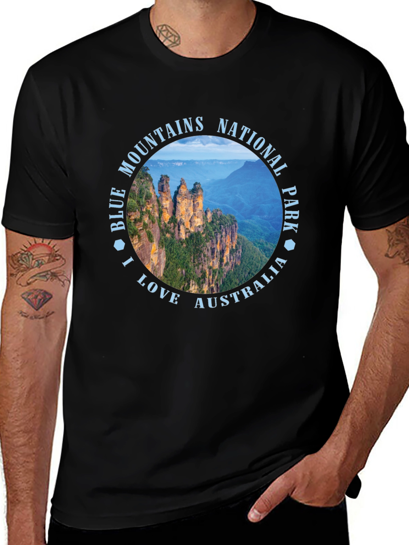 Blue Mountains National Park Tee - Australia Souvenir