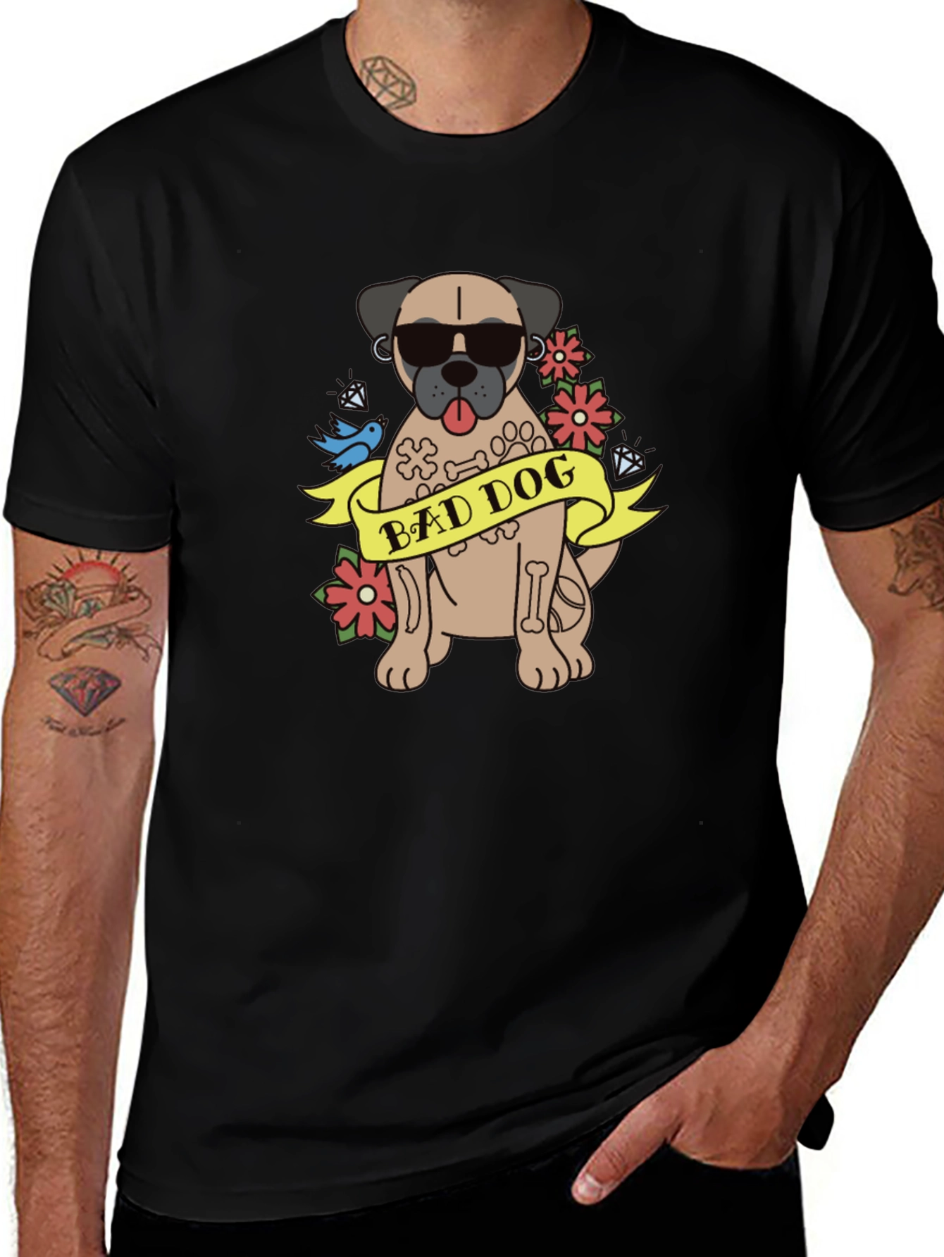 Variant 22 of Bad Dog Graphic T-Shirt