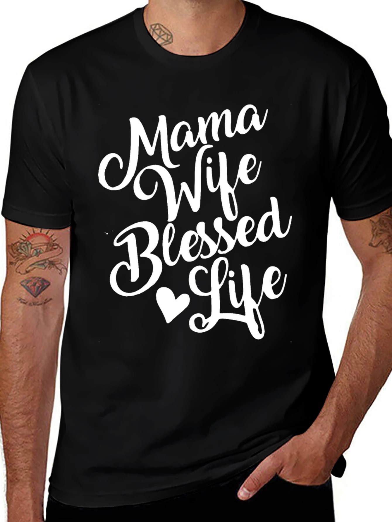 Variant 27 of Mama Wife Blessed Life T-Shirt