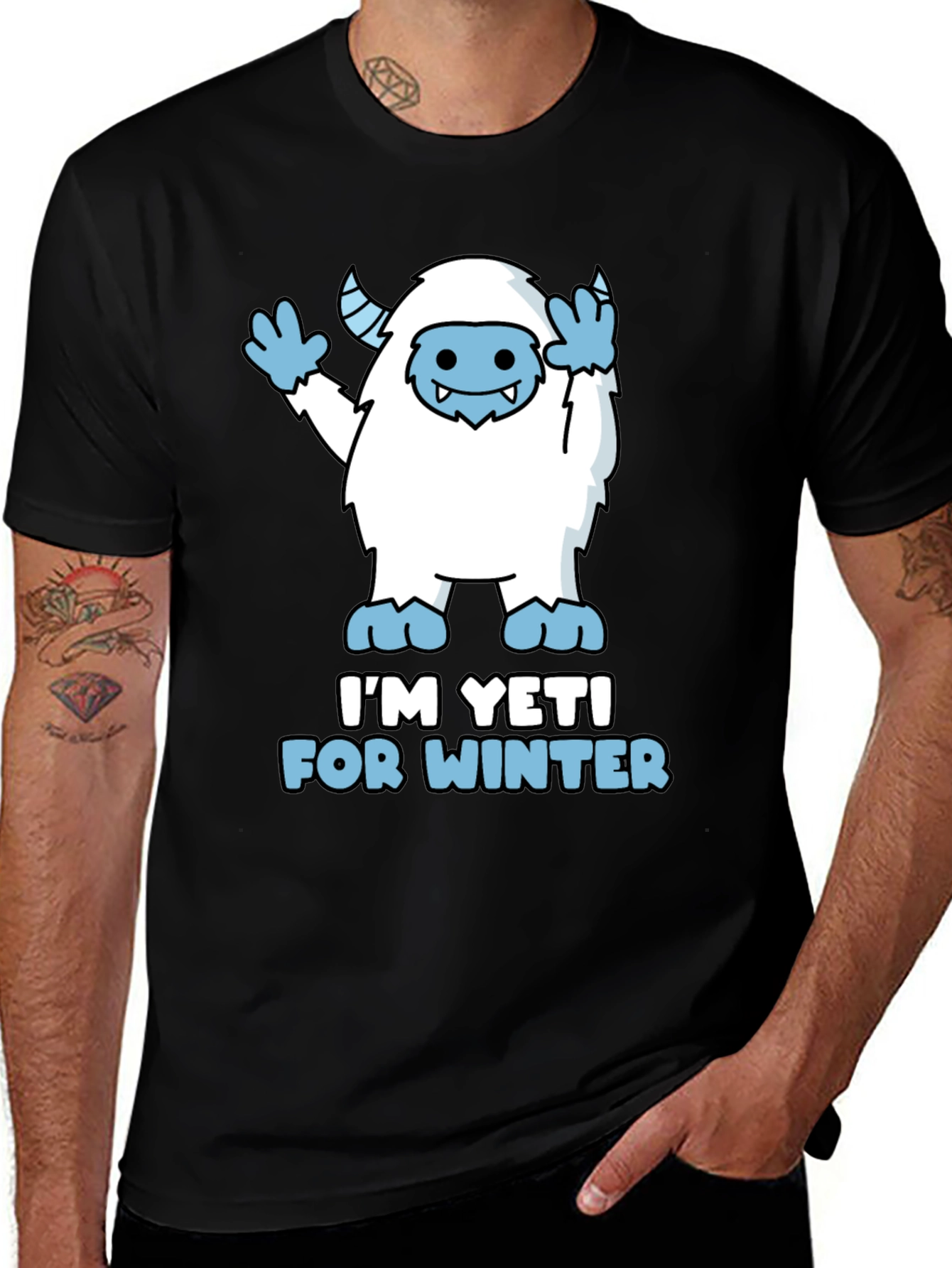 Variant 17 of I'm Yeti for Winter Graphic Tee