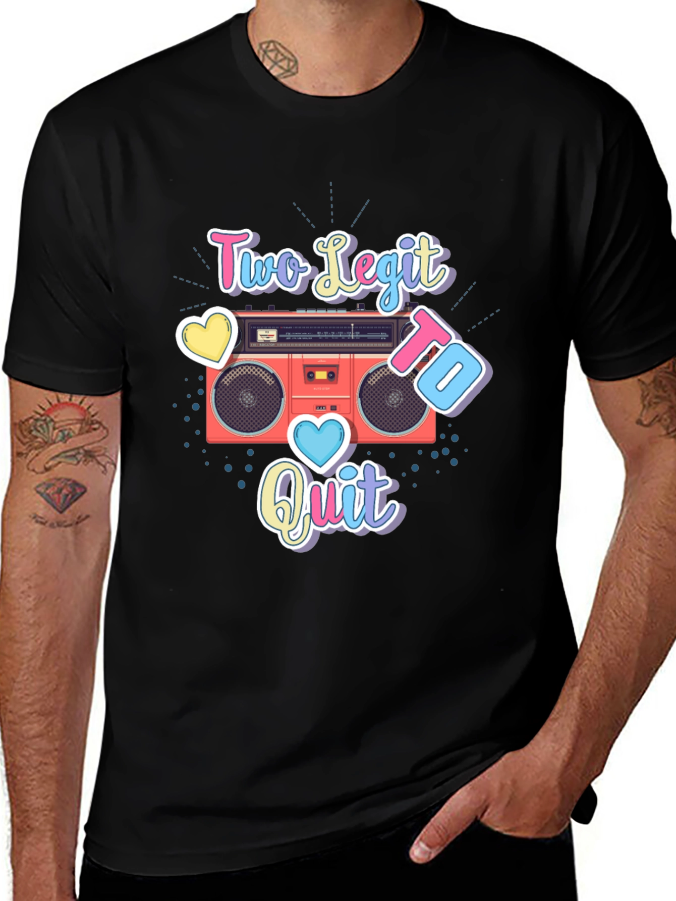 Variant 7 of Two Legit To Quit Graphic Tee