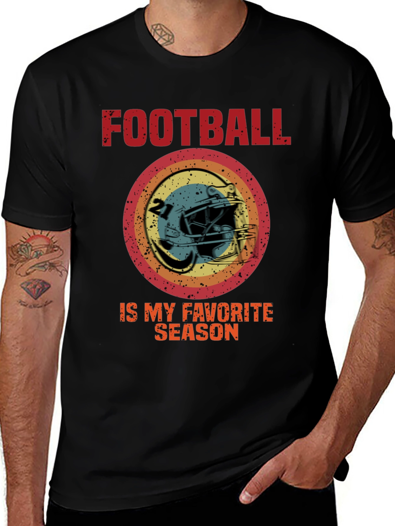 Variant 14 of Football Is My Favorite Season Graphic T-Shirt