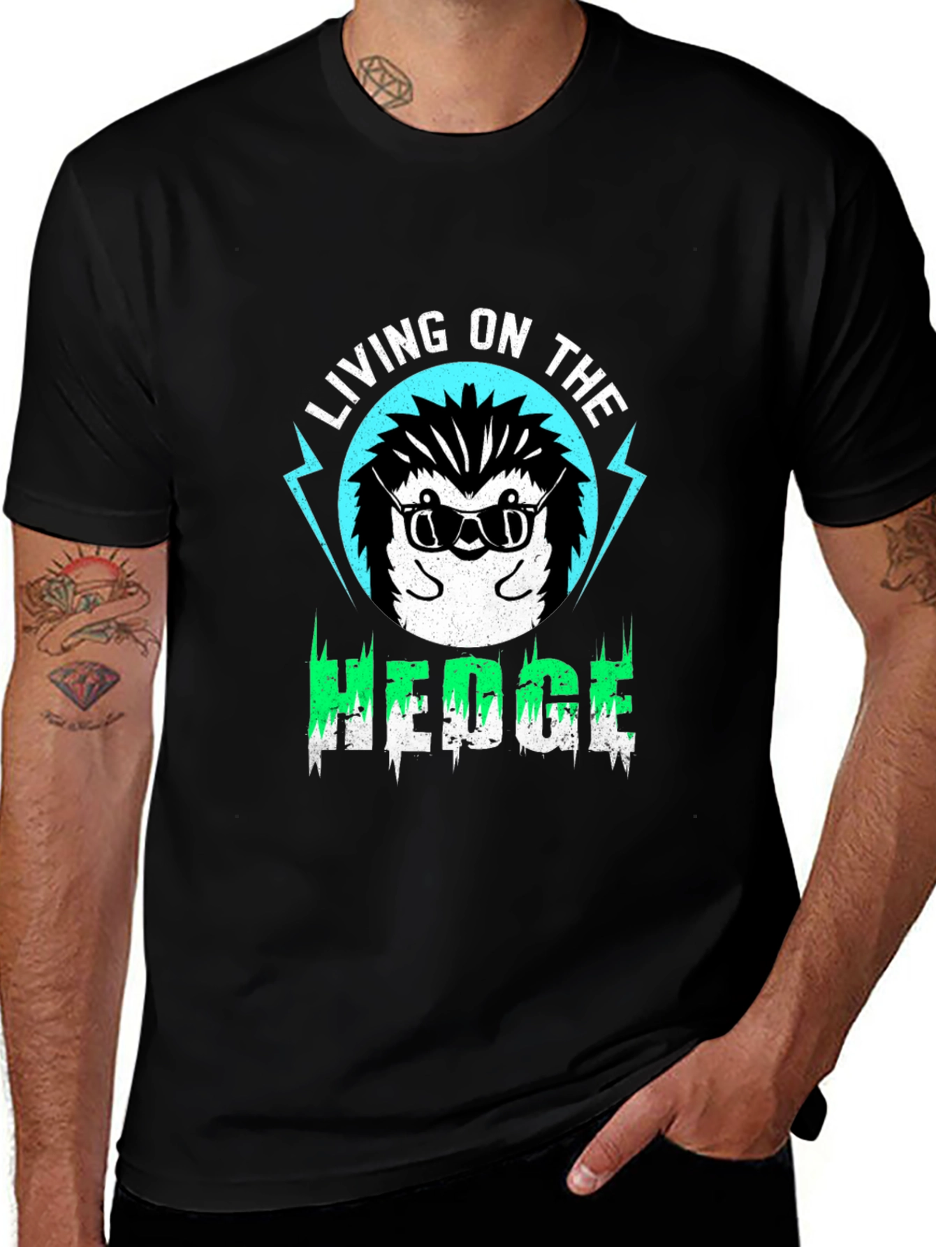 Variant 27 of Living on the Hedge Graphic T-Shirt