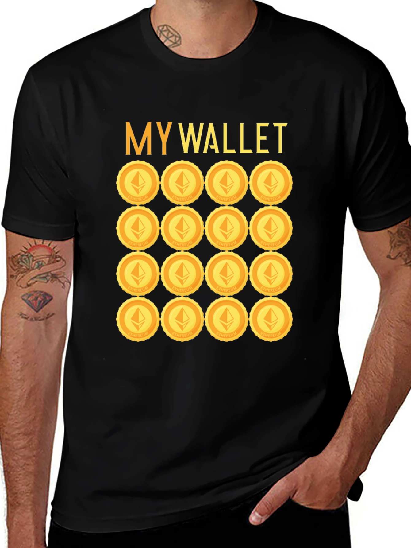 Variant 10 of My Wallet Cryptocurrency T-Shirt