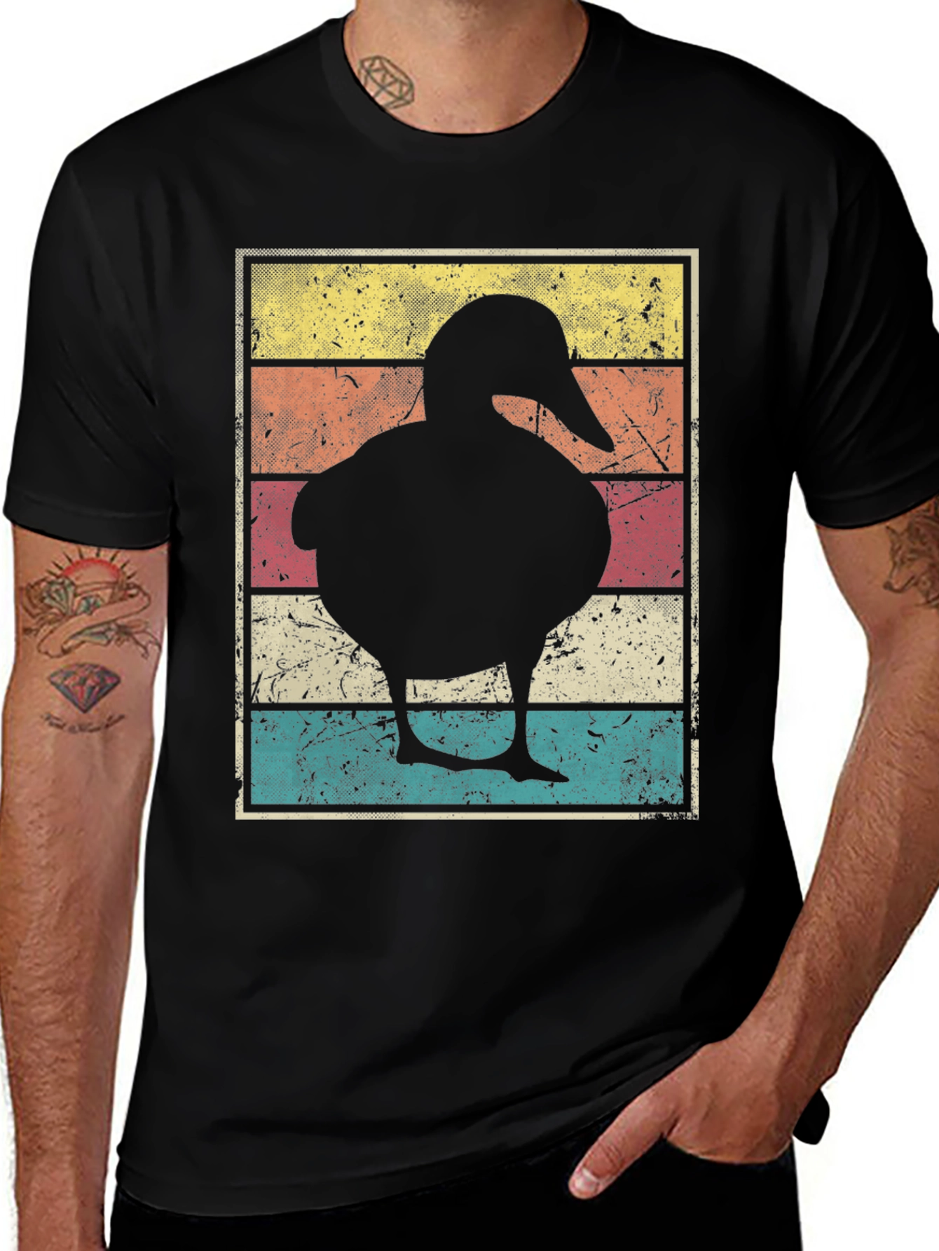Variant 23 of Retro Duck Graphic Tee
