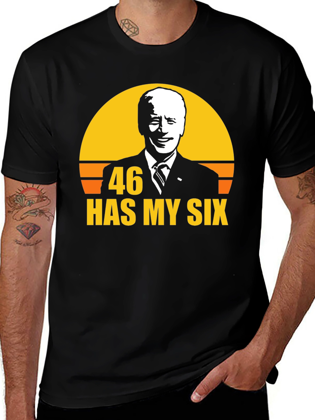 Variant 4 of 46 Has My Six Graphic Tee