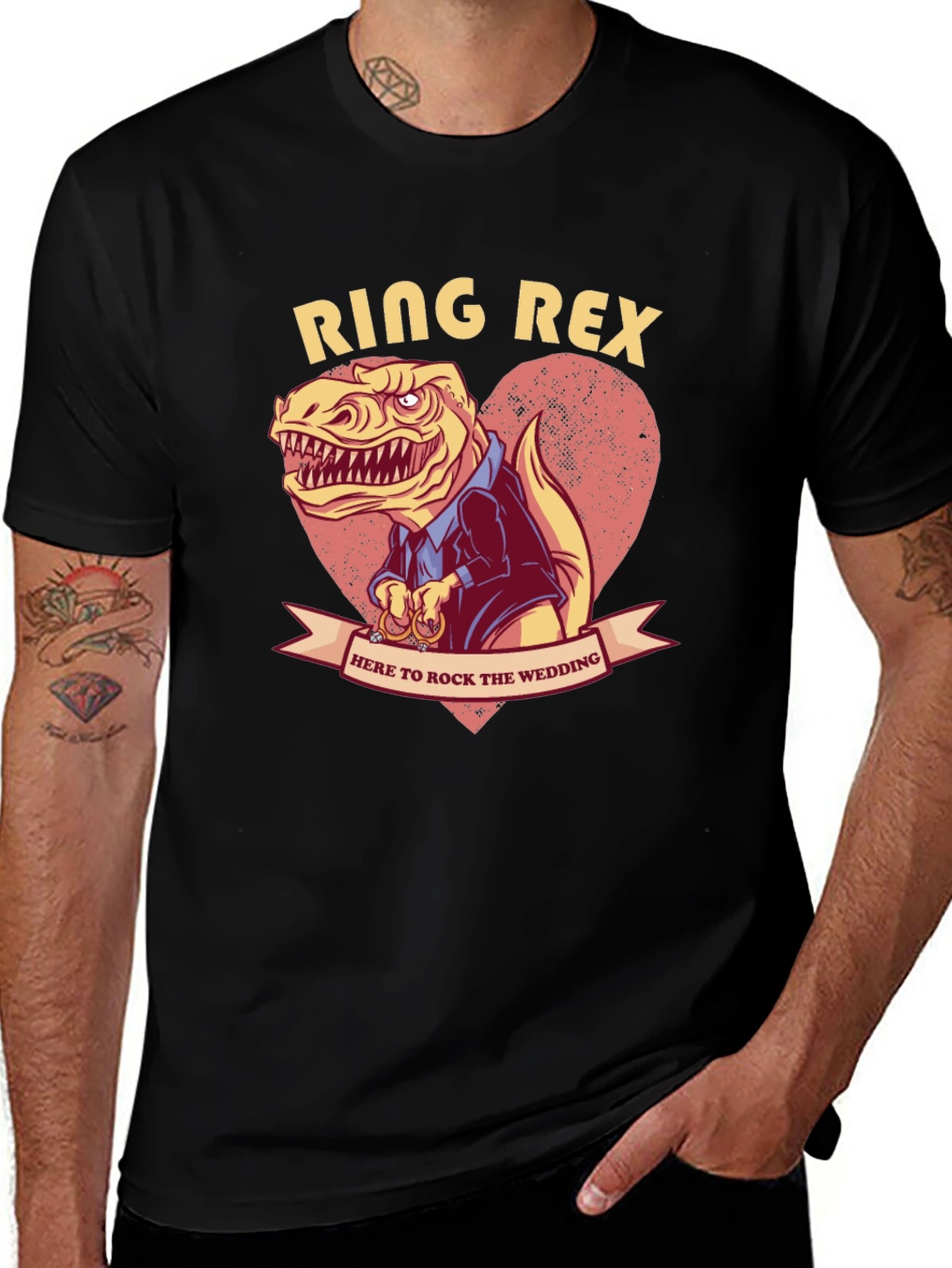 Variant 23 of Ring Rex Wedding T-Shirt
