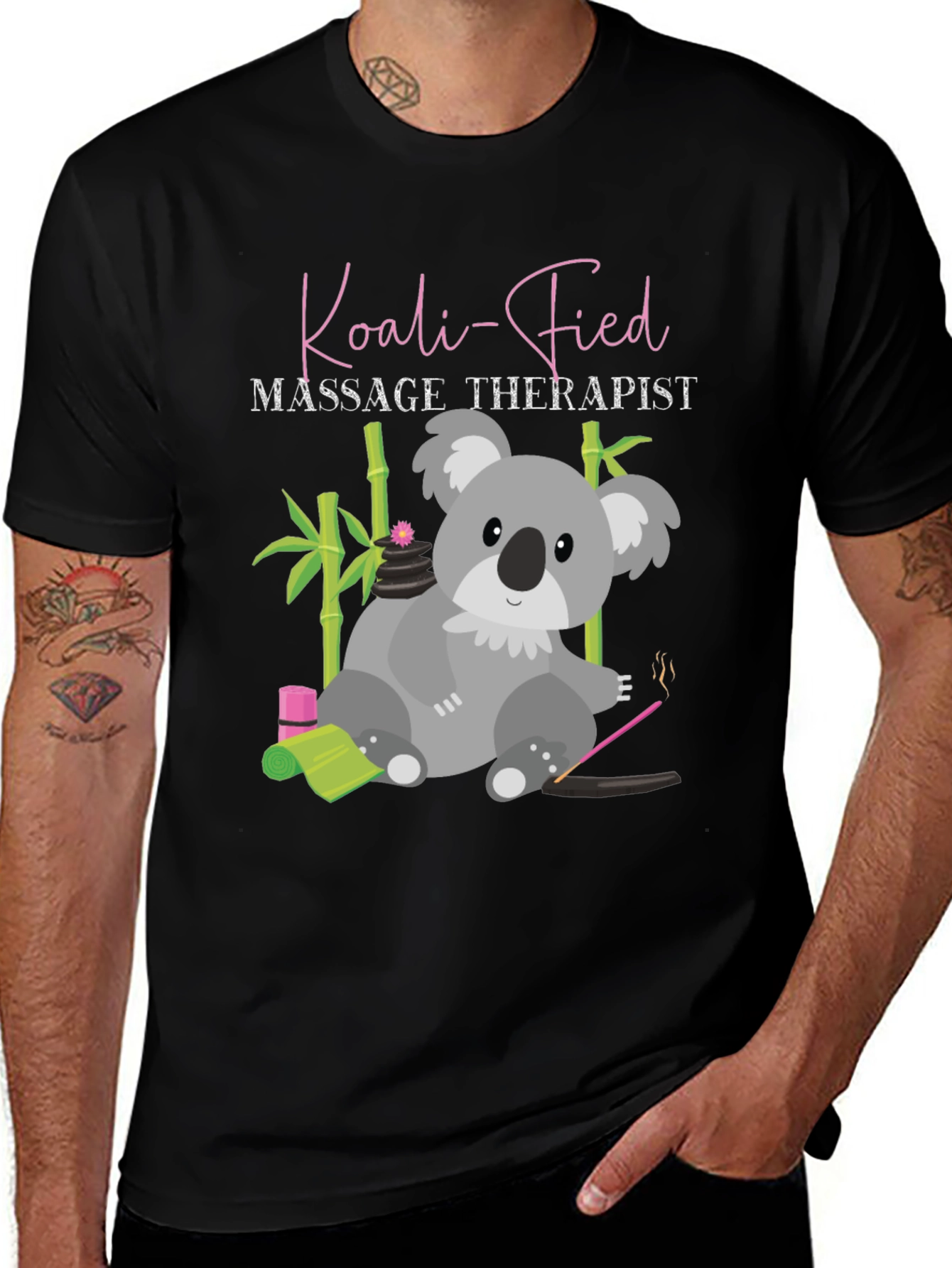 Variant 6 of Koali-Fied Massage Therapist T-Shirt