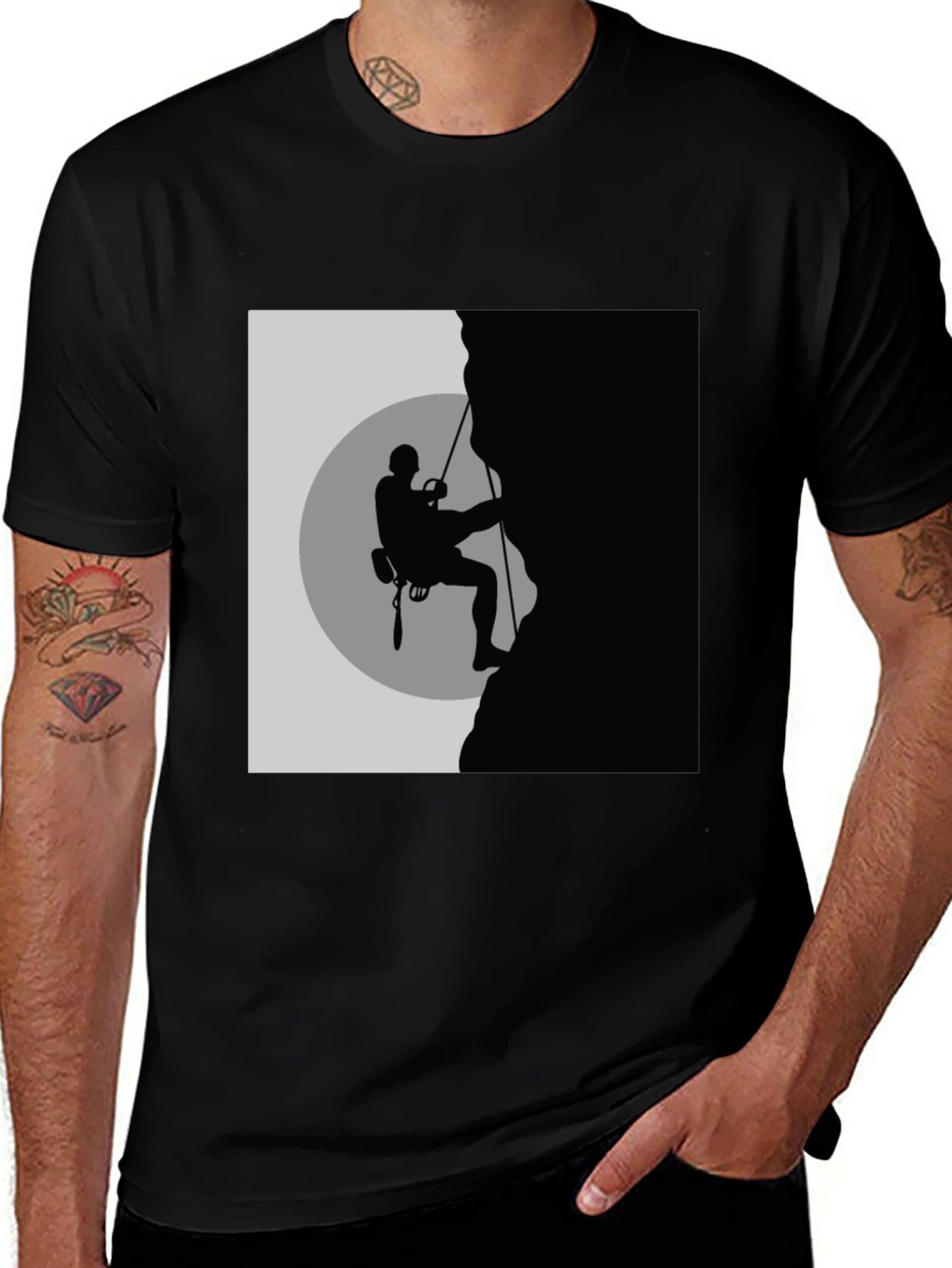 Variant 6 of Black Rock Climbing T-Shirt