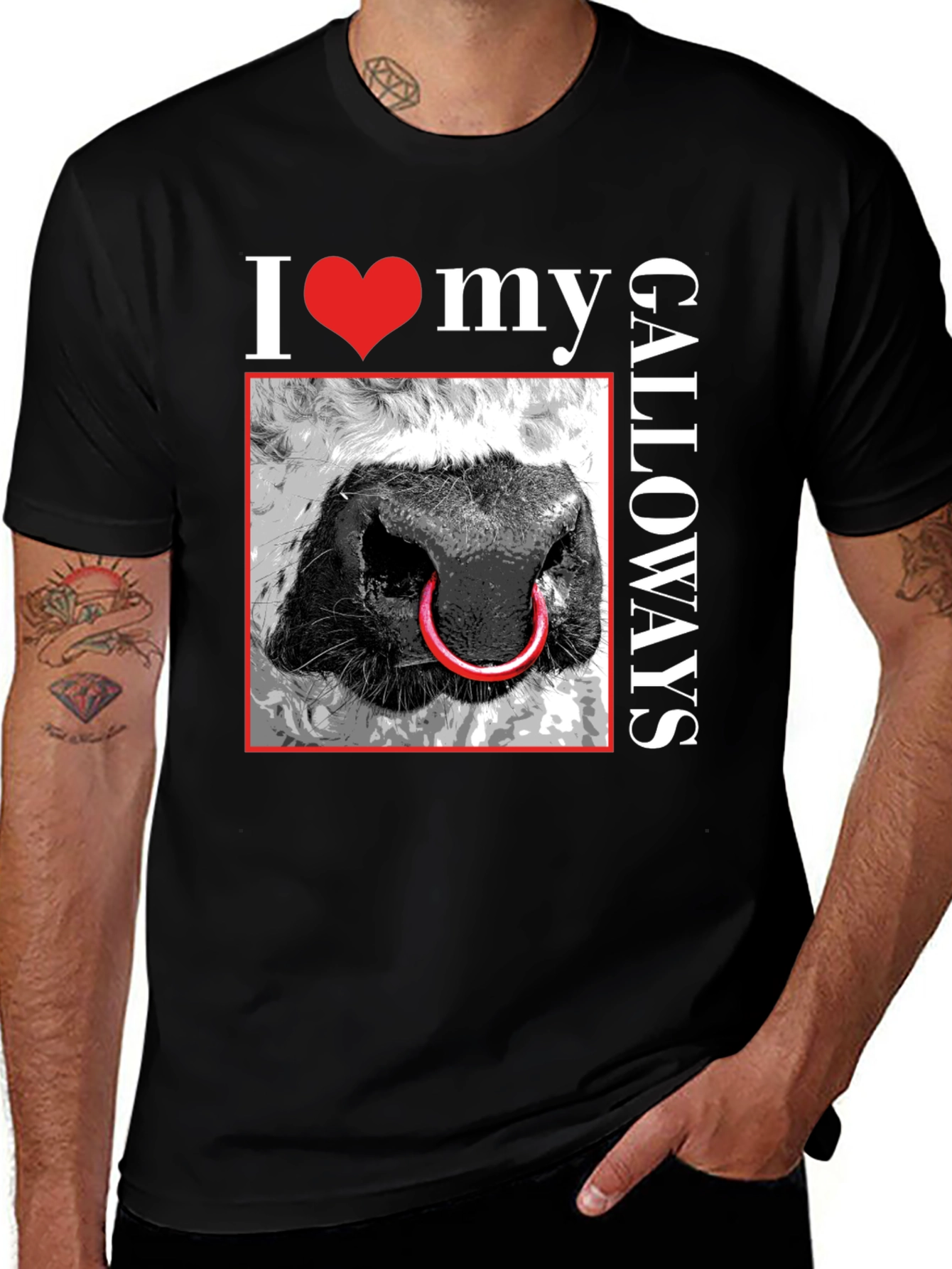 Variant 29 of I Heart My Galloways T-Shirt