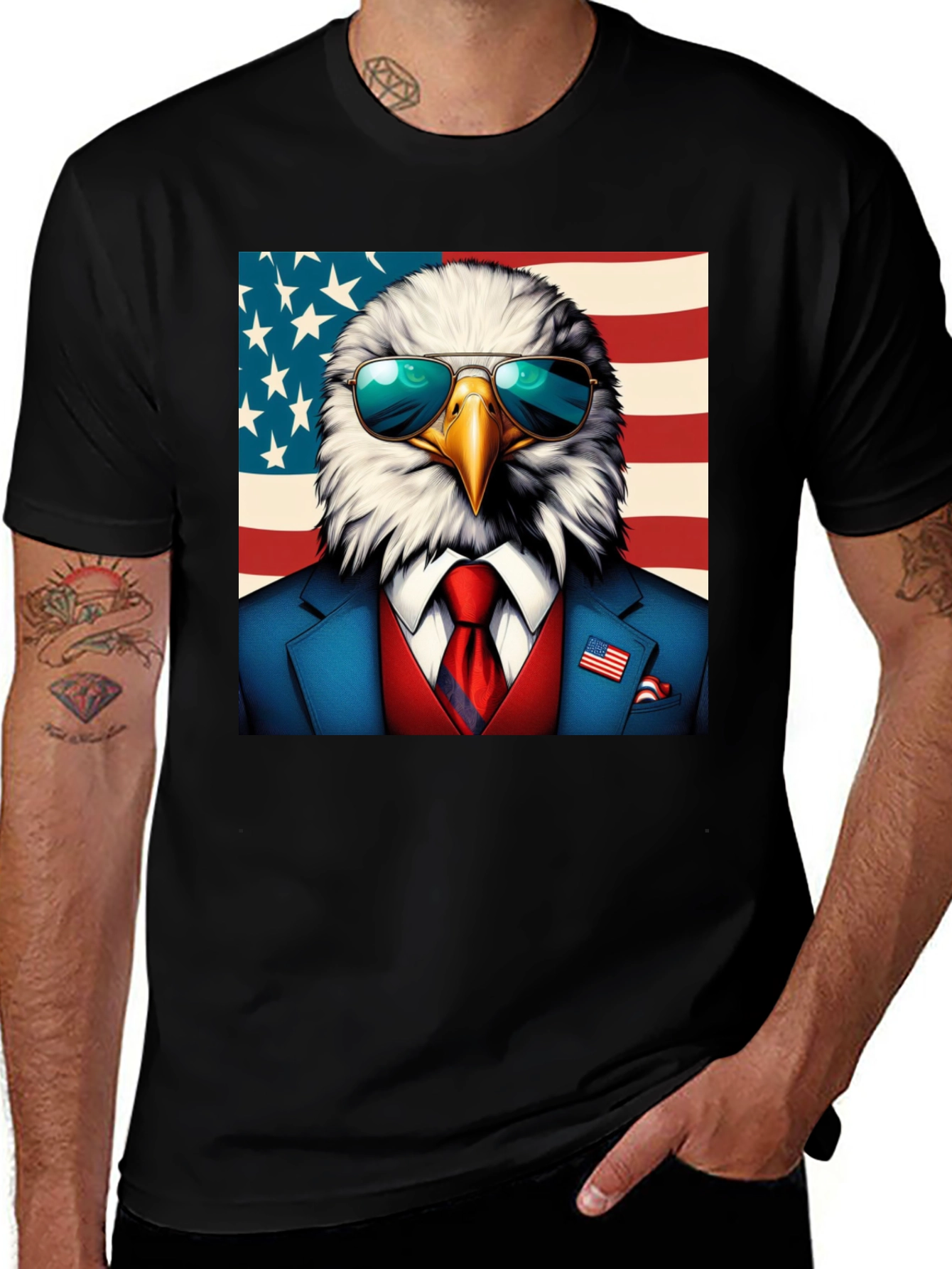 Variant 29 of Patriotic Eagle T-Shirt