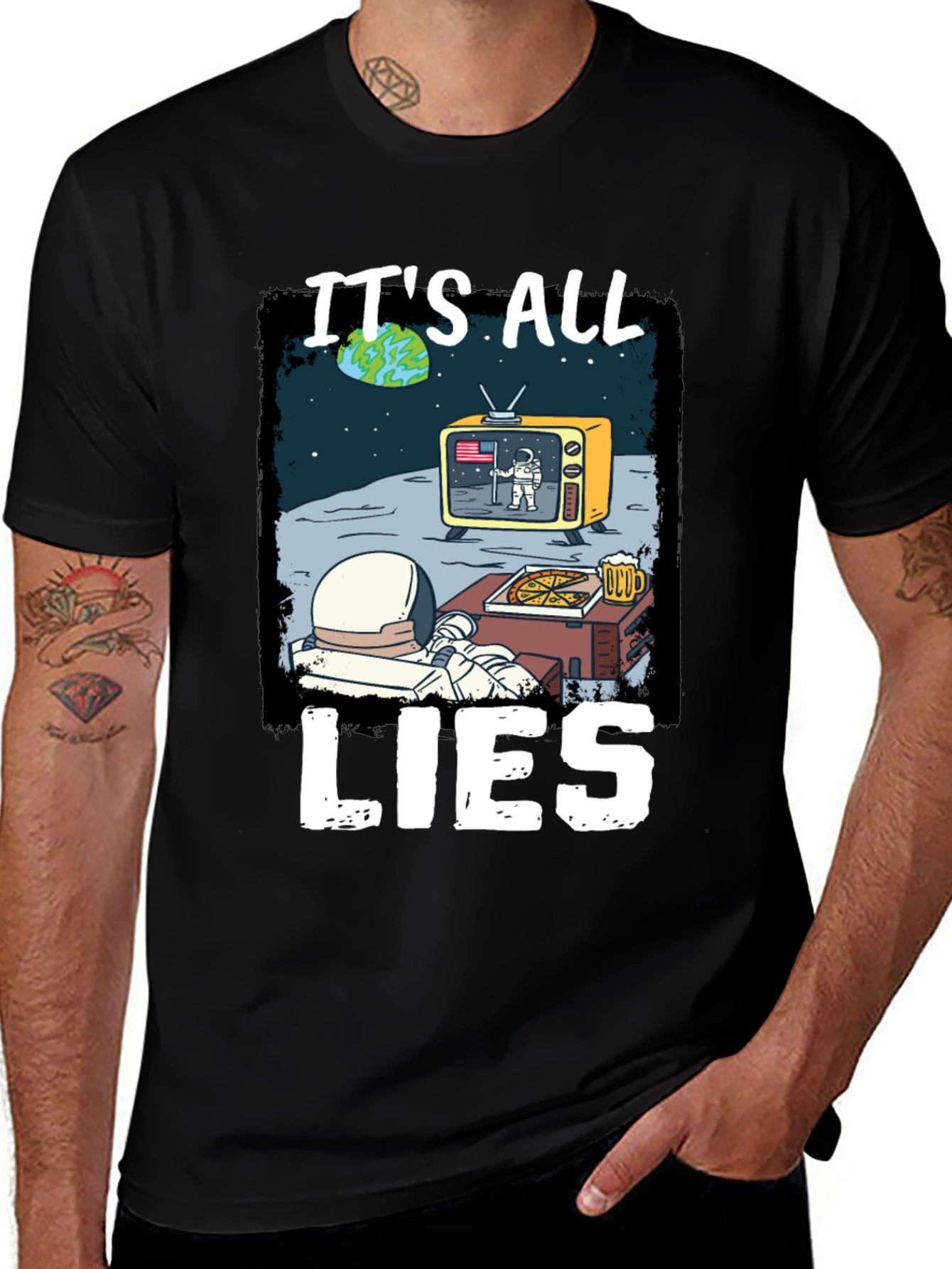 Variant 25 of It's All Lies Conspiracy T-Shirt